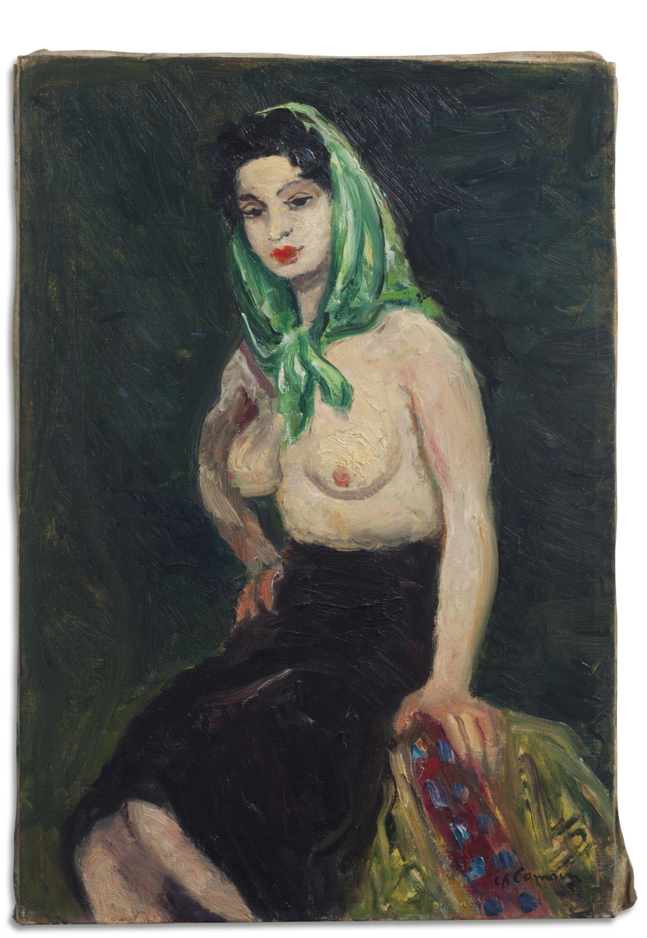 Charles Camoin — Брюн о фуляр-верт, два дня назад