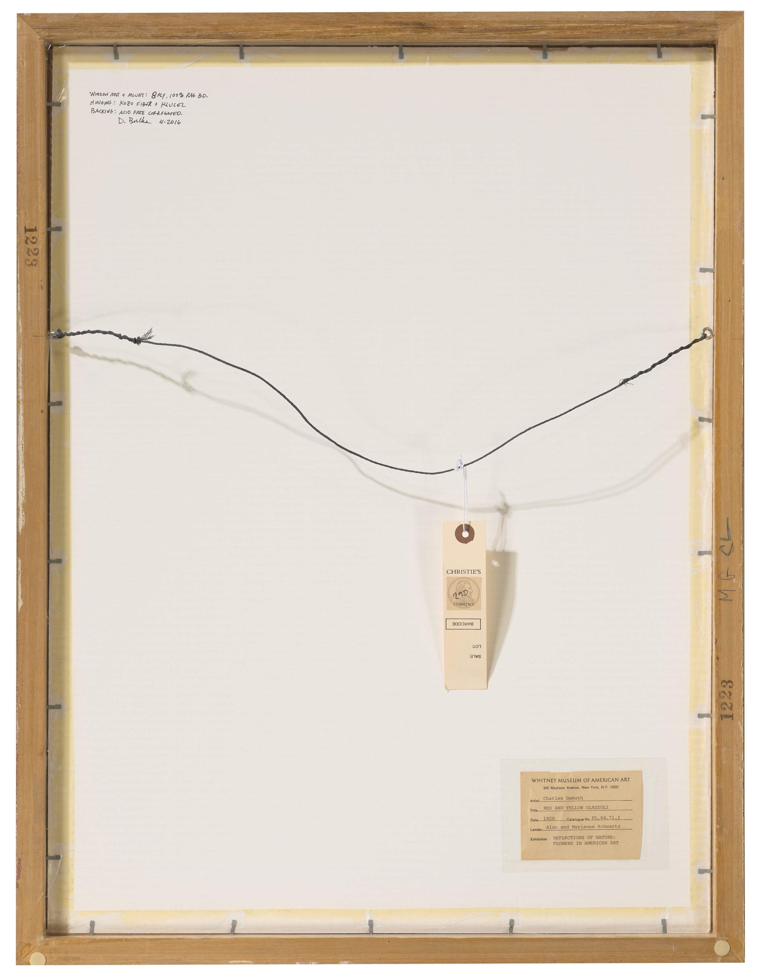 Charles Demuth — Красные и желтые гладиолусы, изображение 3