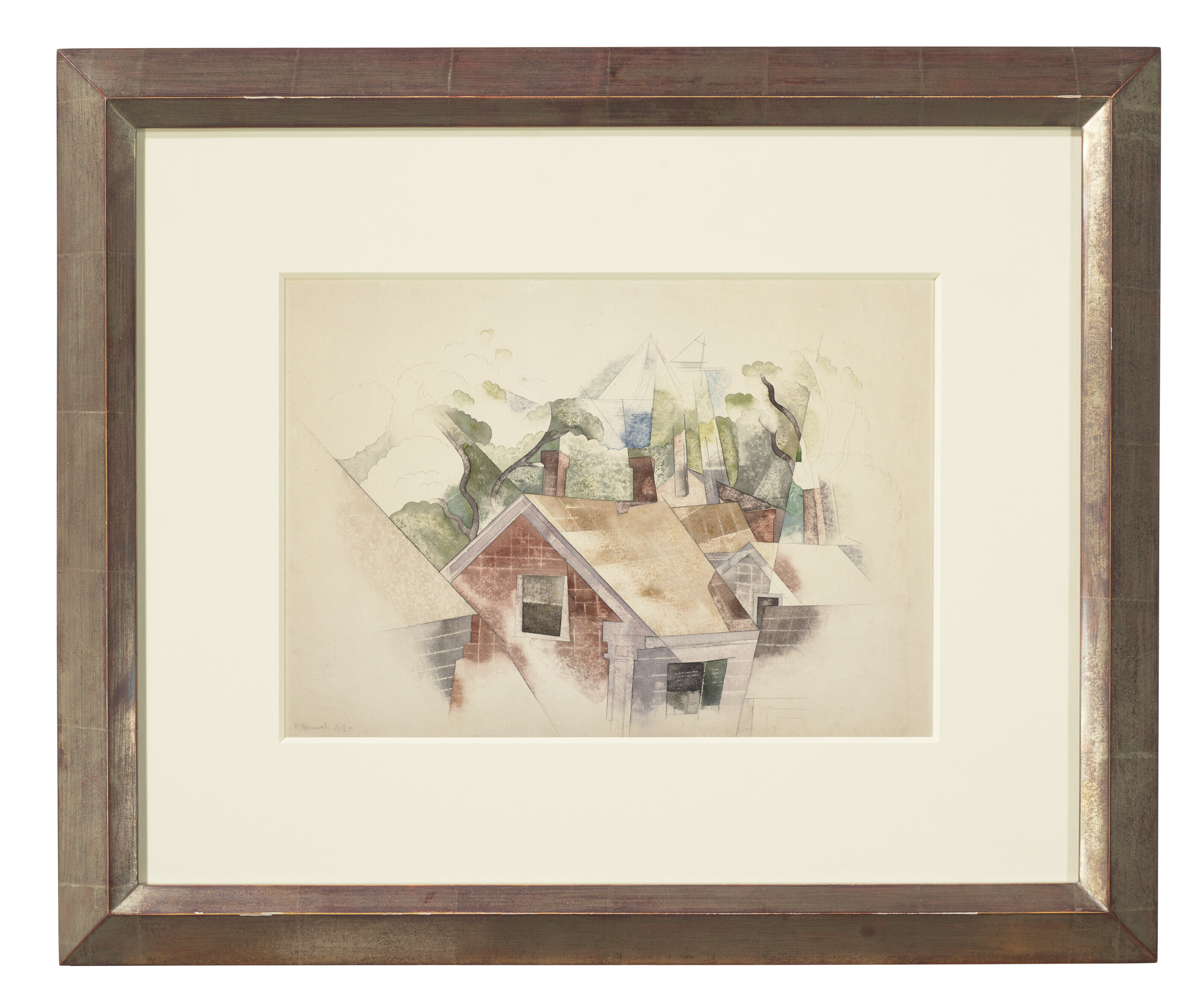Charles Demuth — Крыши домов, изображение 2