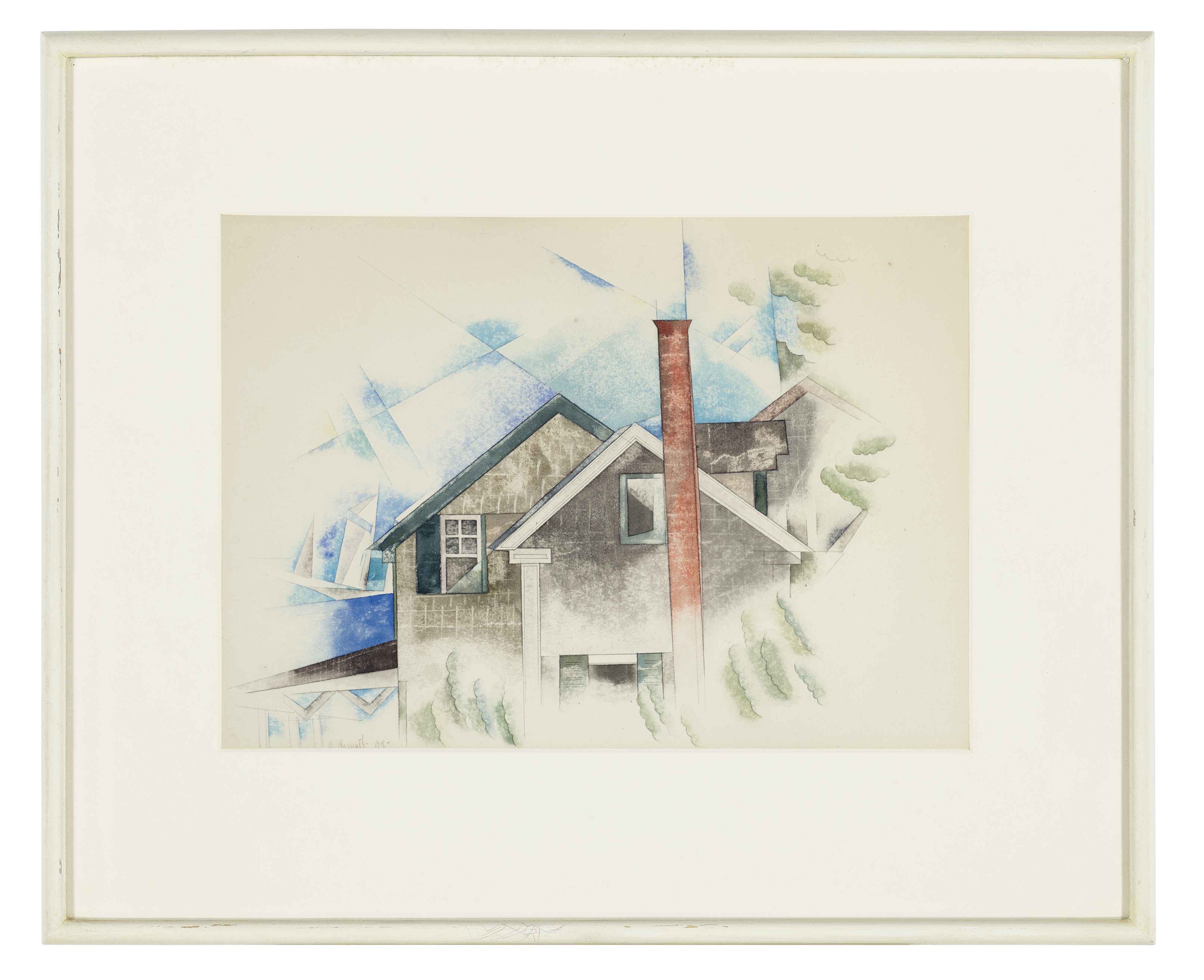 Charles Demuth — Дома, изображение 2