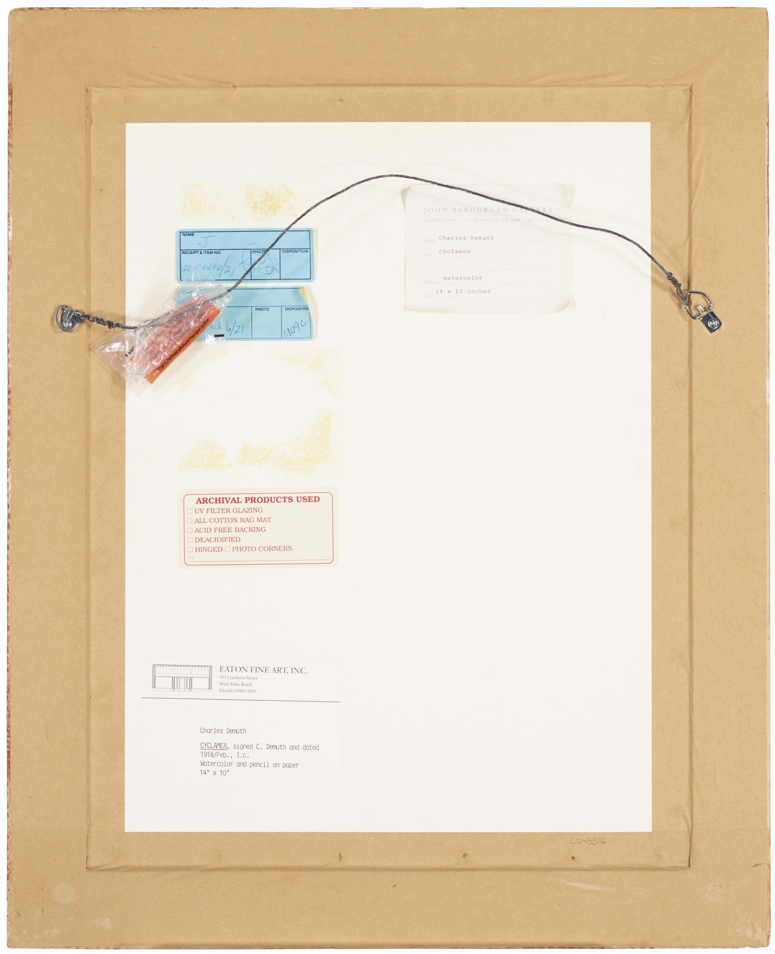 Charles Demuth — Цикламен, изображение 3