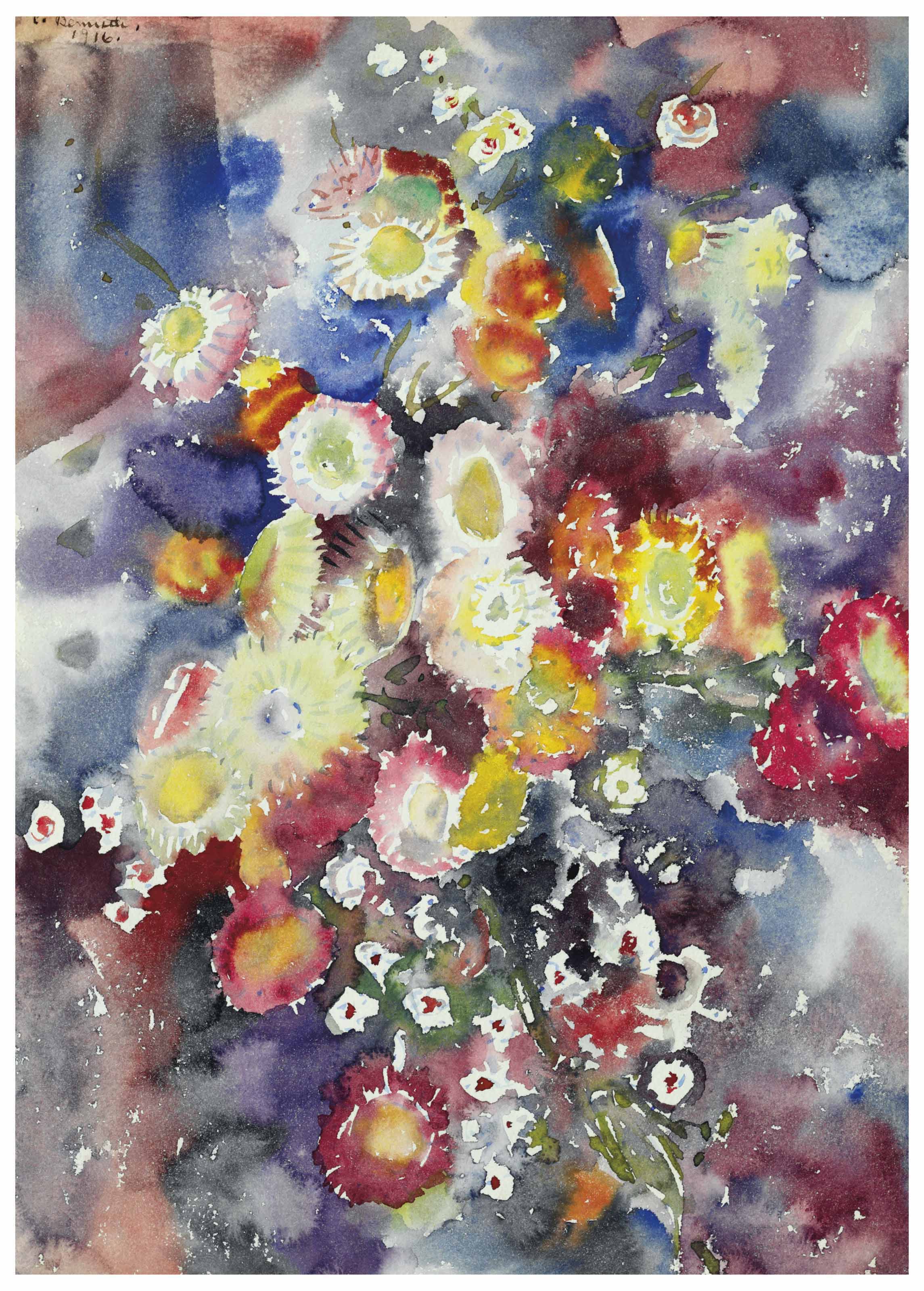 Charles Demuth — Цветы: Двусторонняя работа
