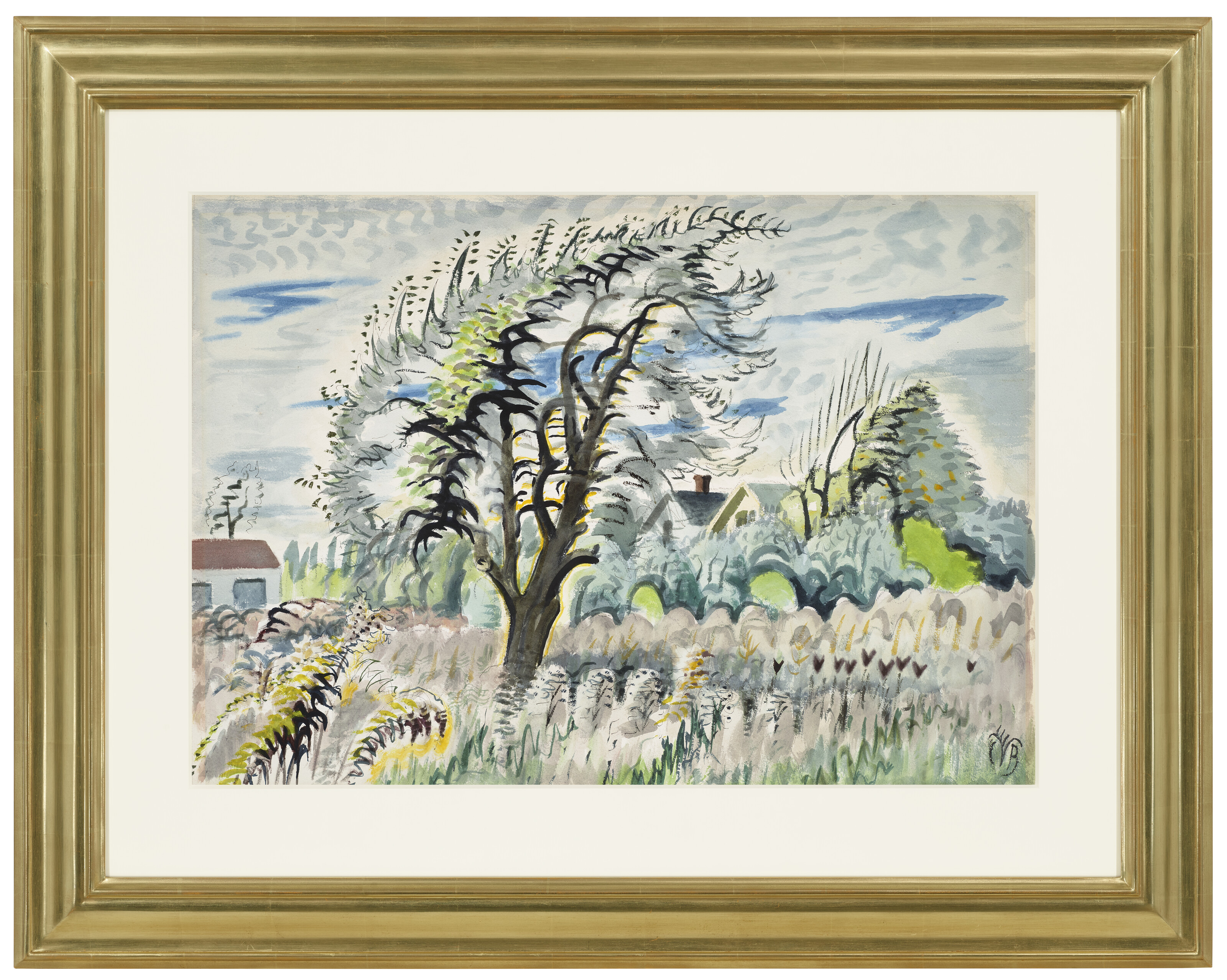 Charles Ephraim Burchfield — Грушевое дерево в сентябре, изображение 2