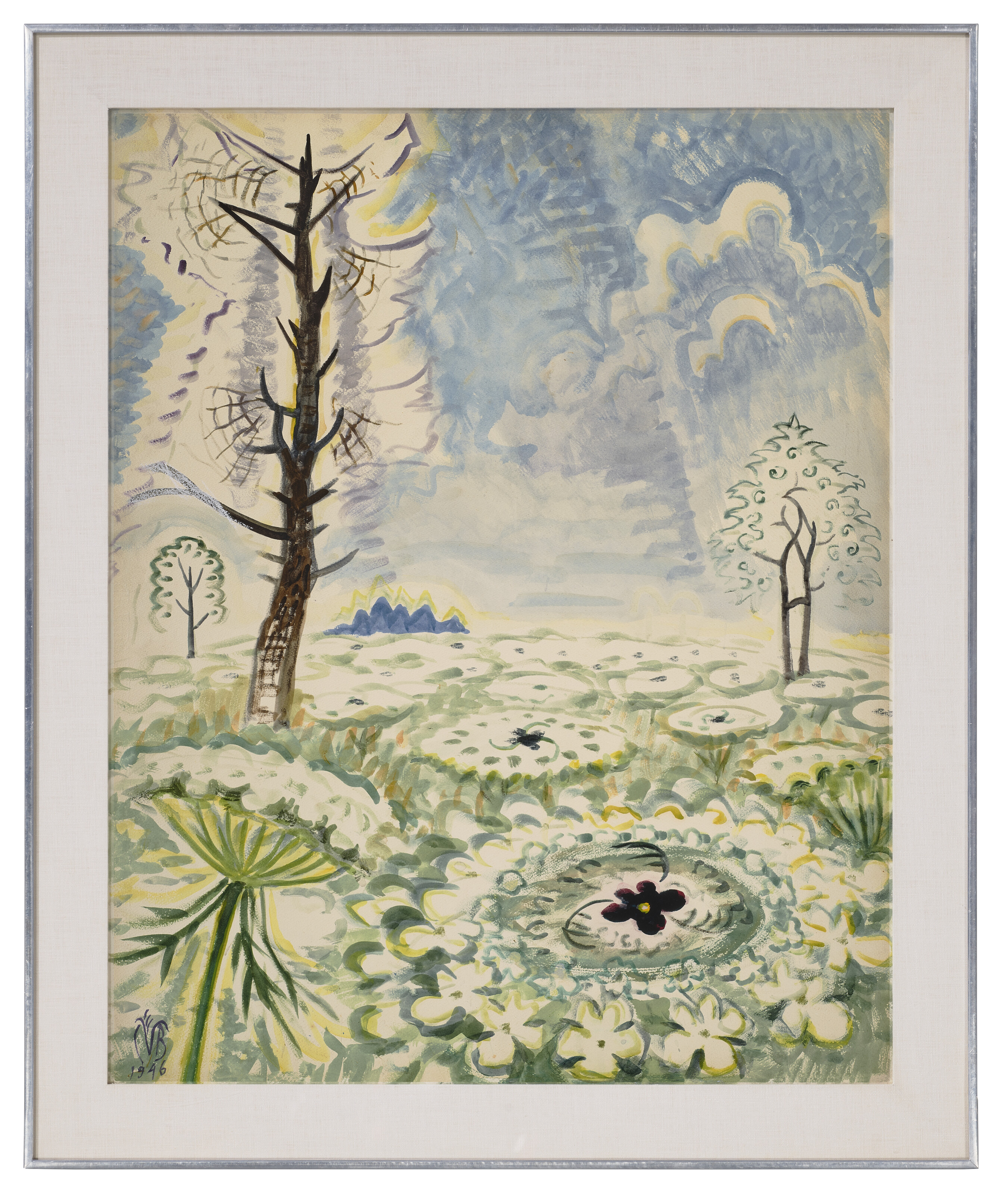 Charles Ephraim Burchfield — Кружева времен королевы Анны, изображение 2