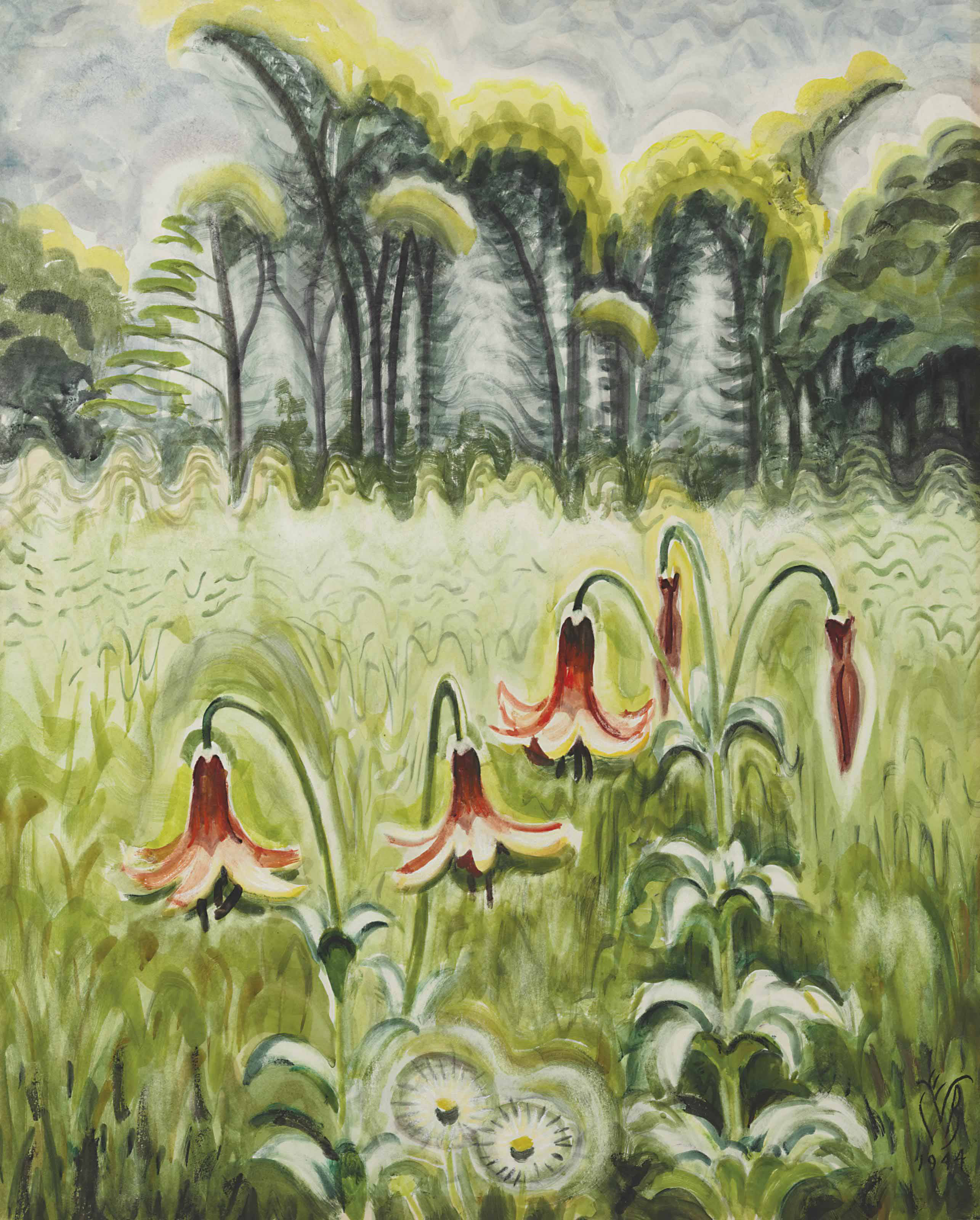 Charles Ephraim Burchfield — Древесные лилии