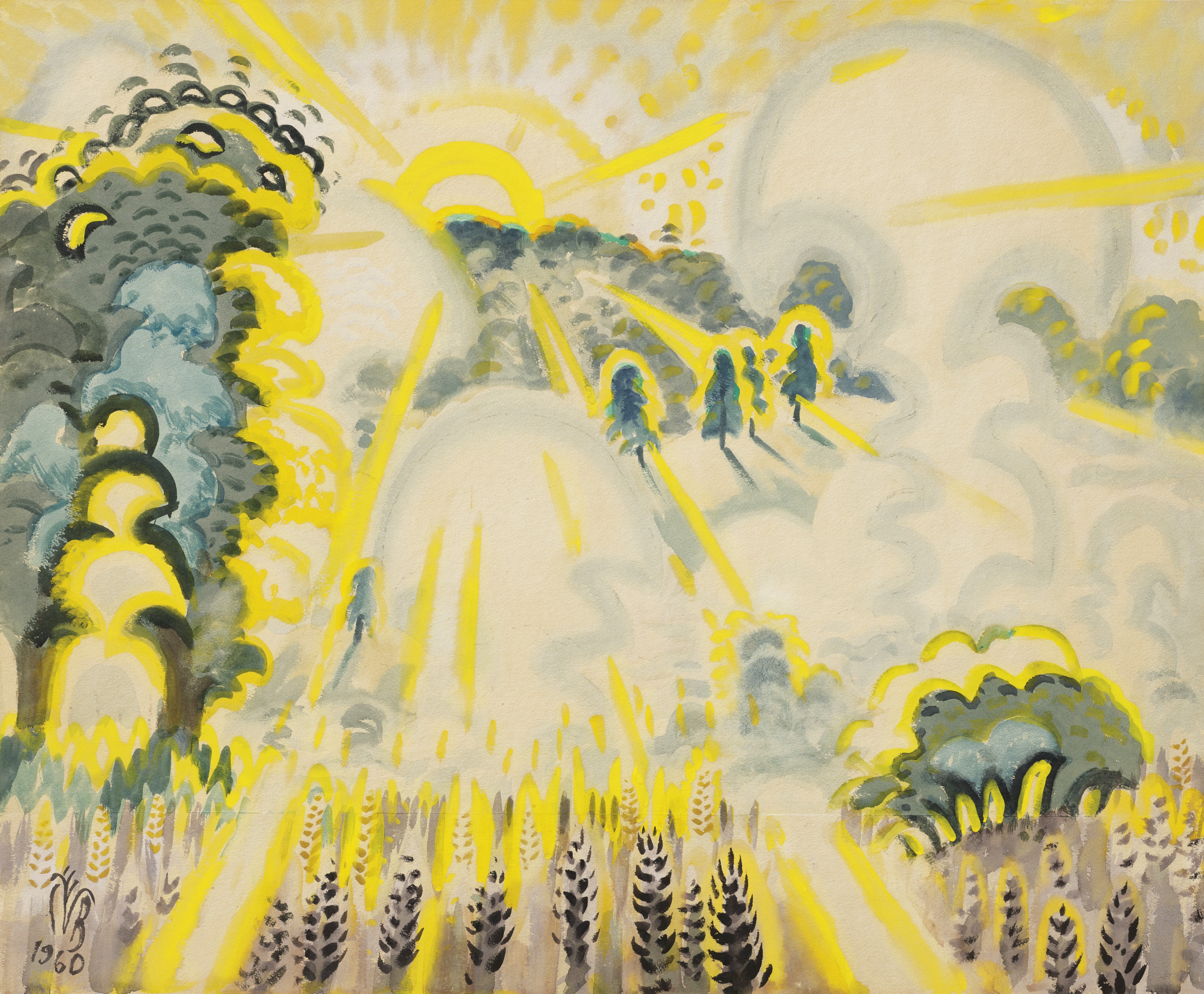 Charles Ephraim Burchfield — Туманные призраки на рассвете