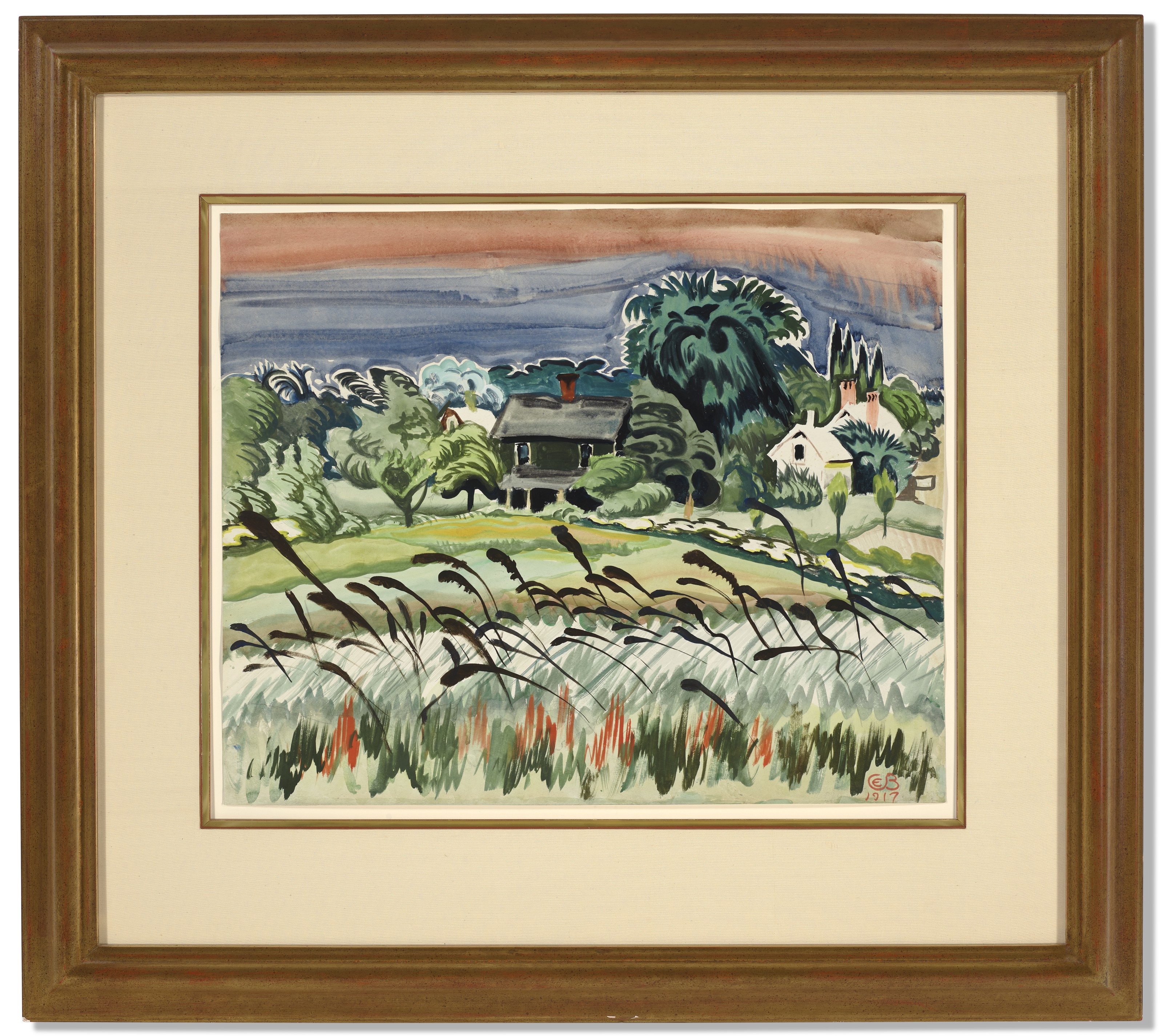Charles Ephraim Burchfield — Июльский вечер, изображение 2