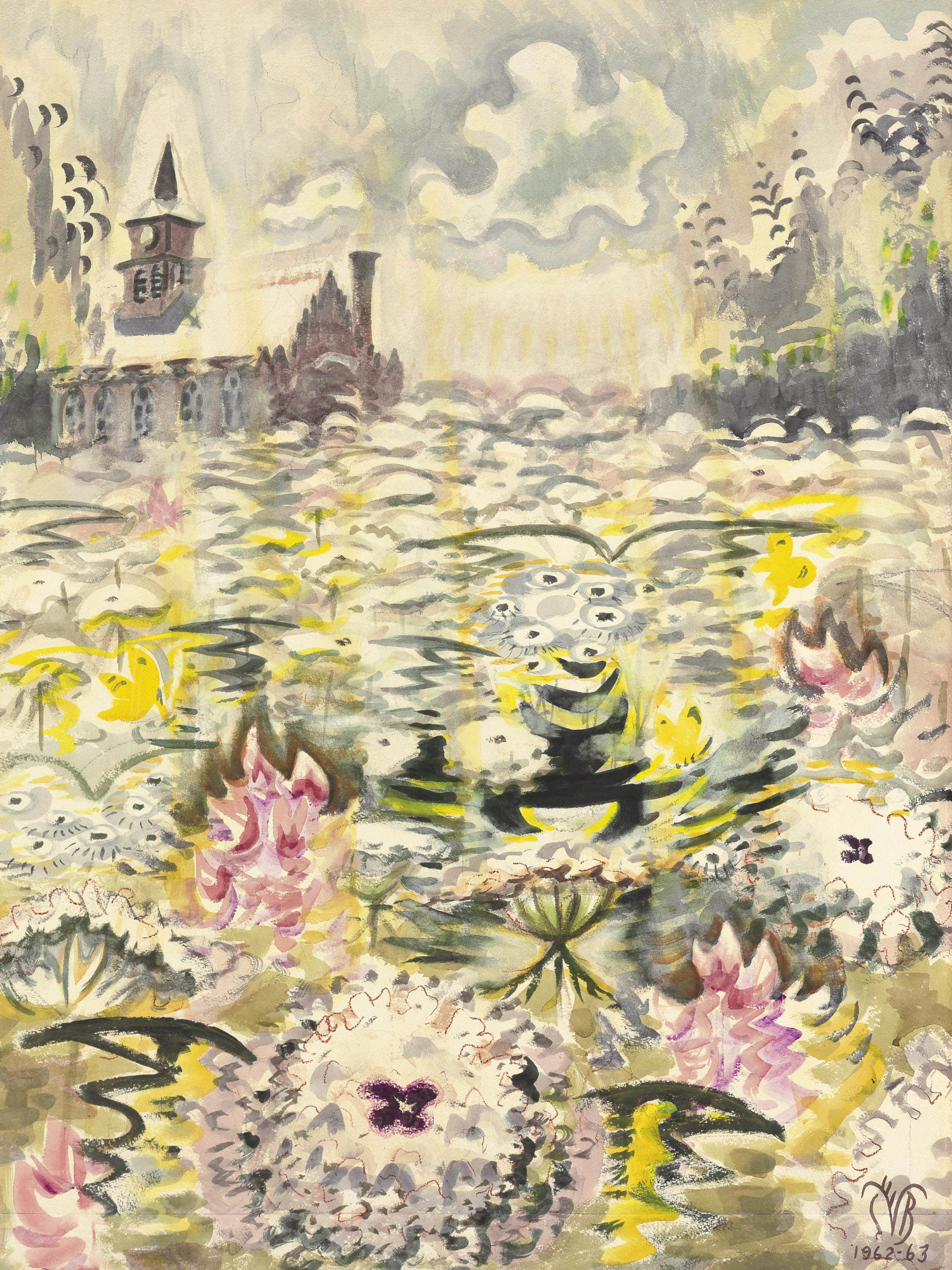 Charles Ephraim Burchfield — Море кружев времен королевы Анны
