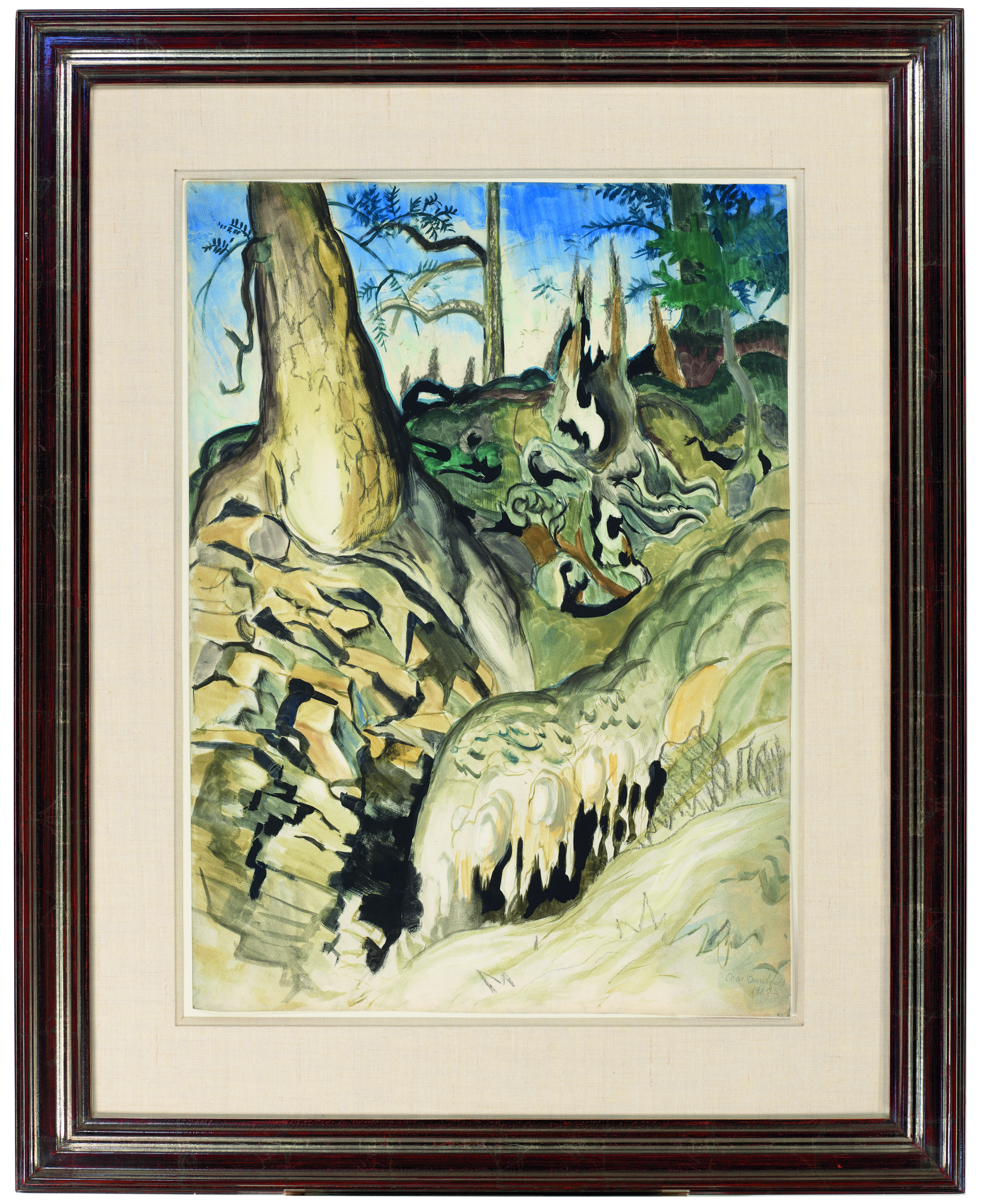 Charles Ephraim Burchfield — Камни и пни, изображение 2
