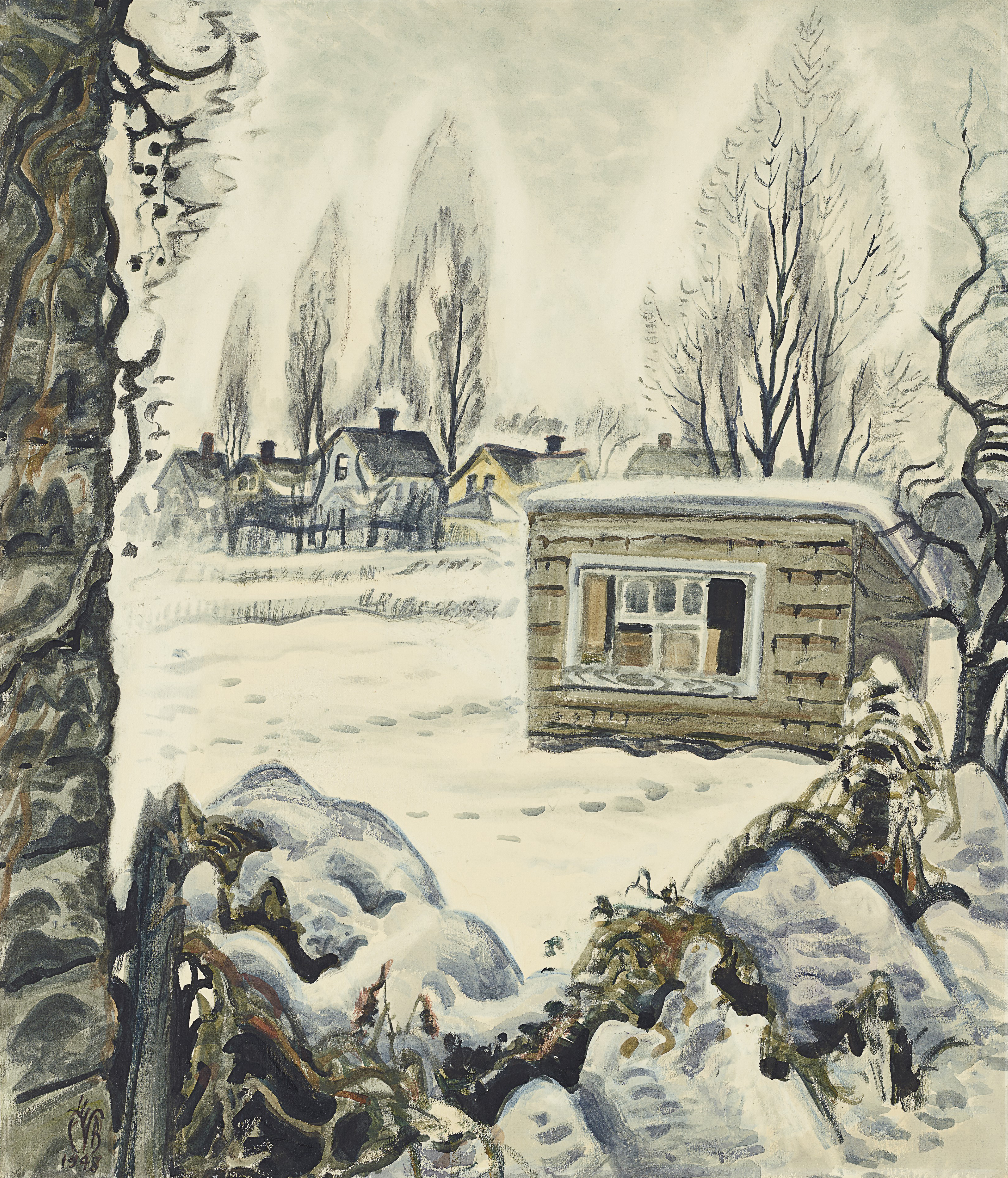 Charles Ephraim Burchfield — Зимняя сцена
