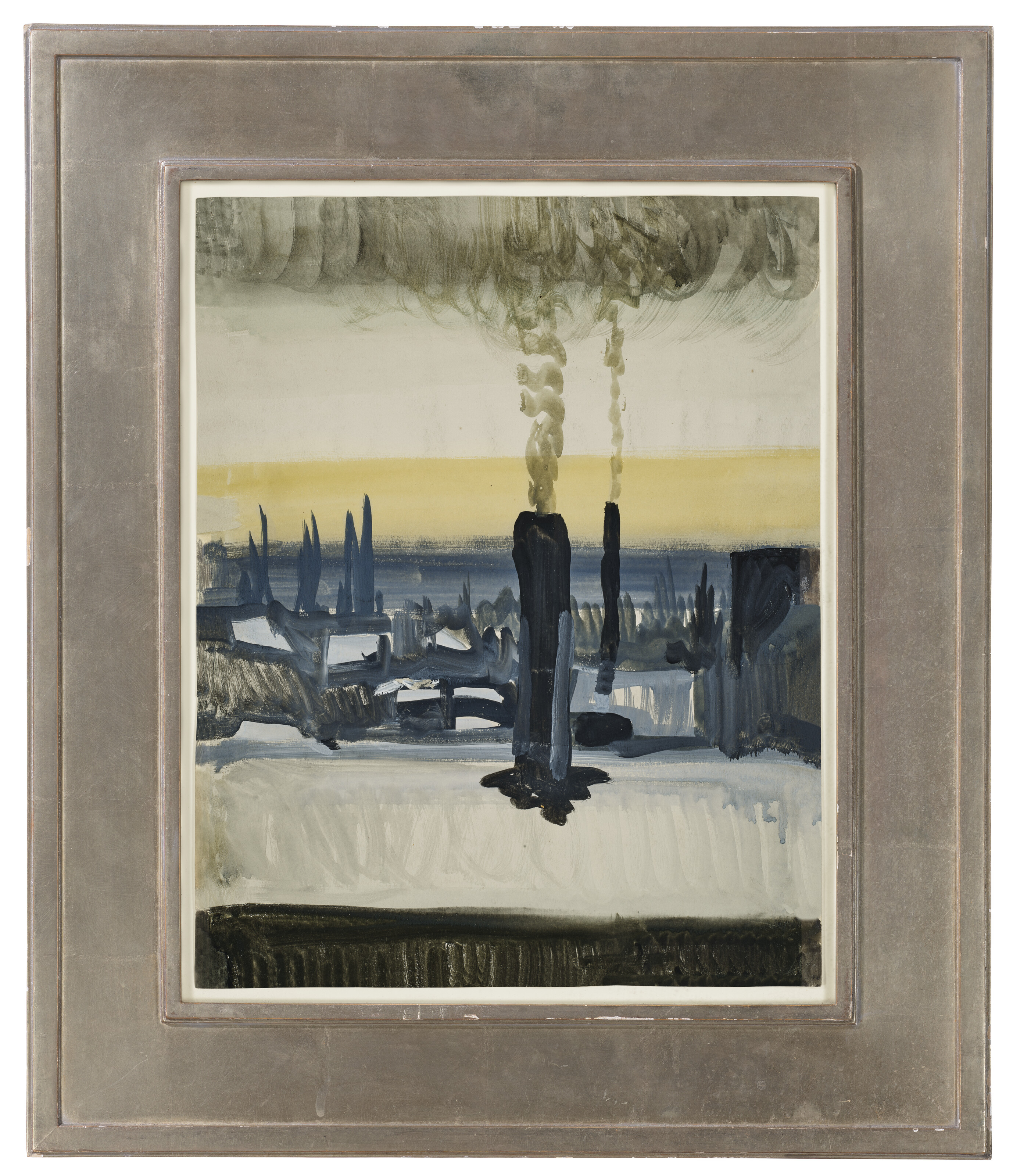 Charles Ephraim Burchfield — Снег на крышах, Салем, изображение 2