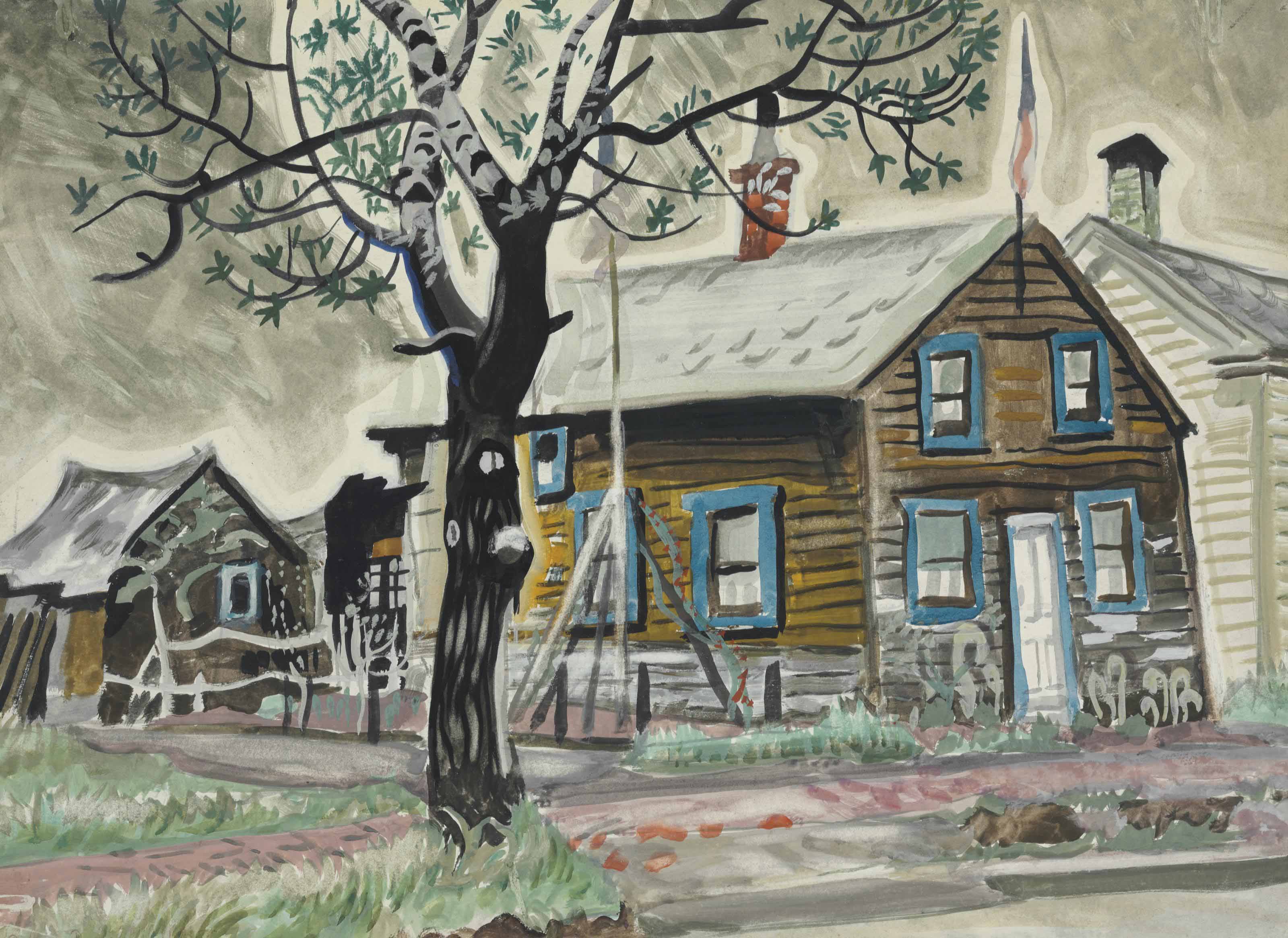Charles Ephraim Burchfield — Дом патриота