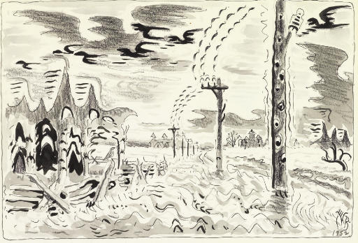 Charles Ephraim Burchfield — Песня о телеграфе