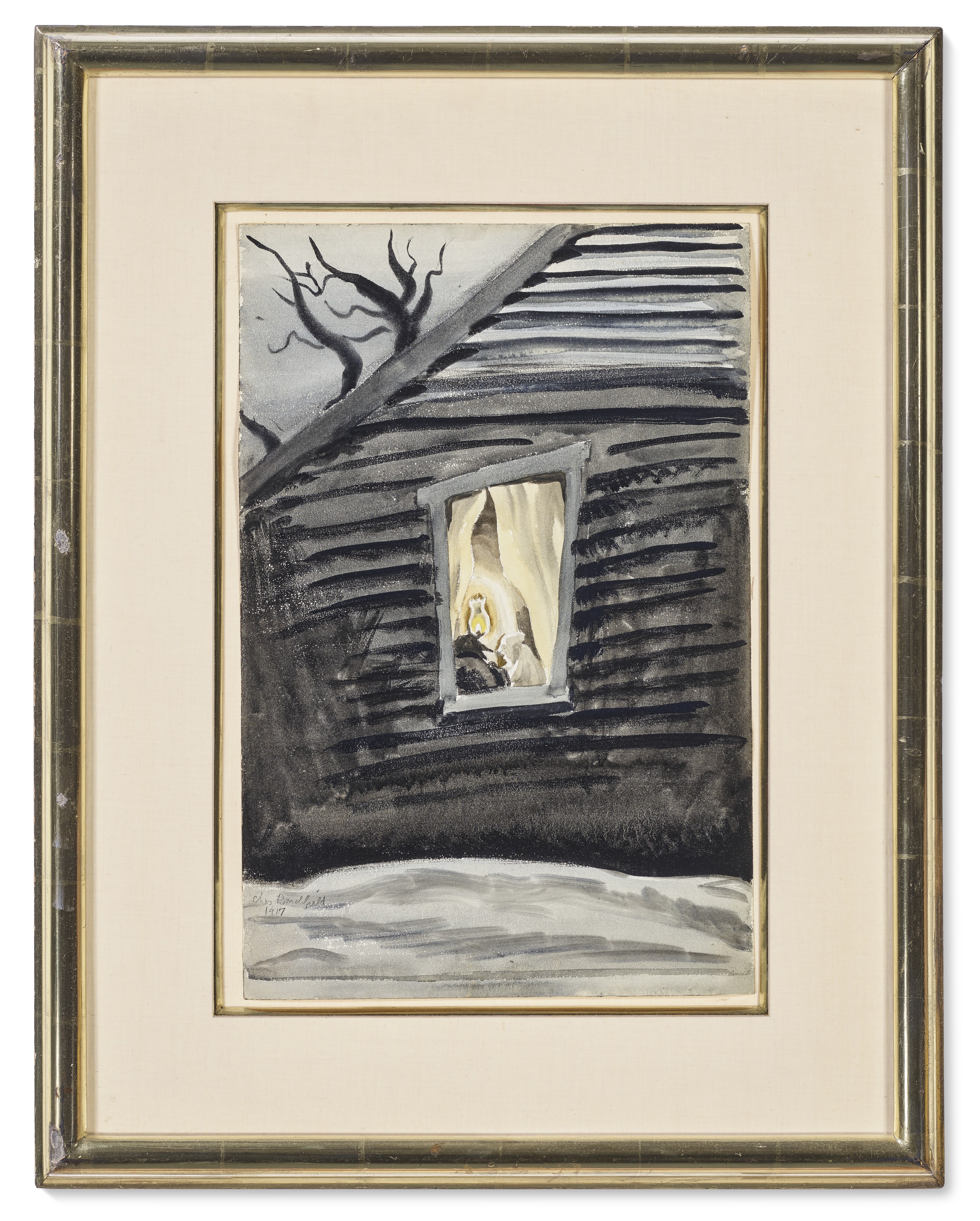 Charles Ephraim Burchfield — Освещенное окно
