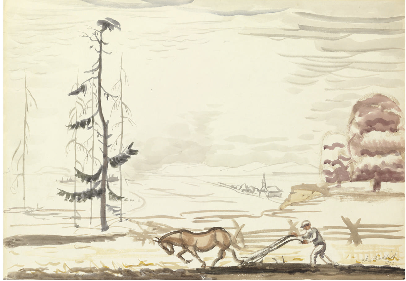 Charles Ephraim Burchfield — Вспашка в ноябре