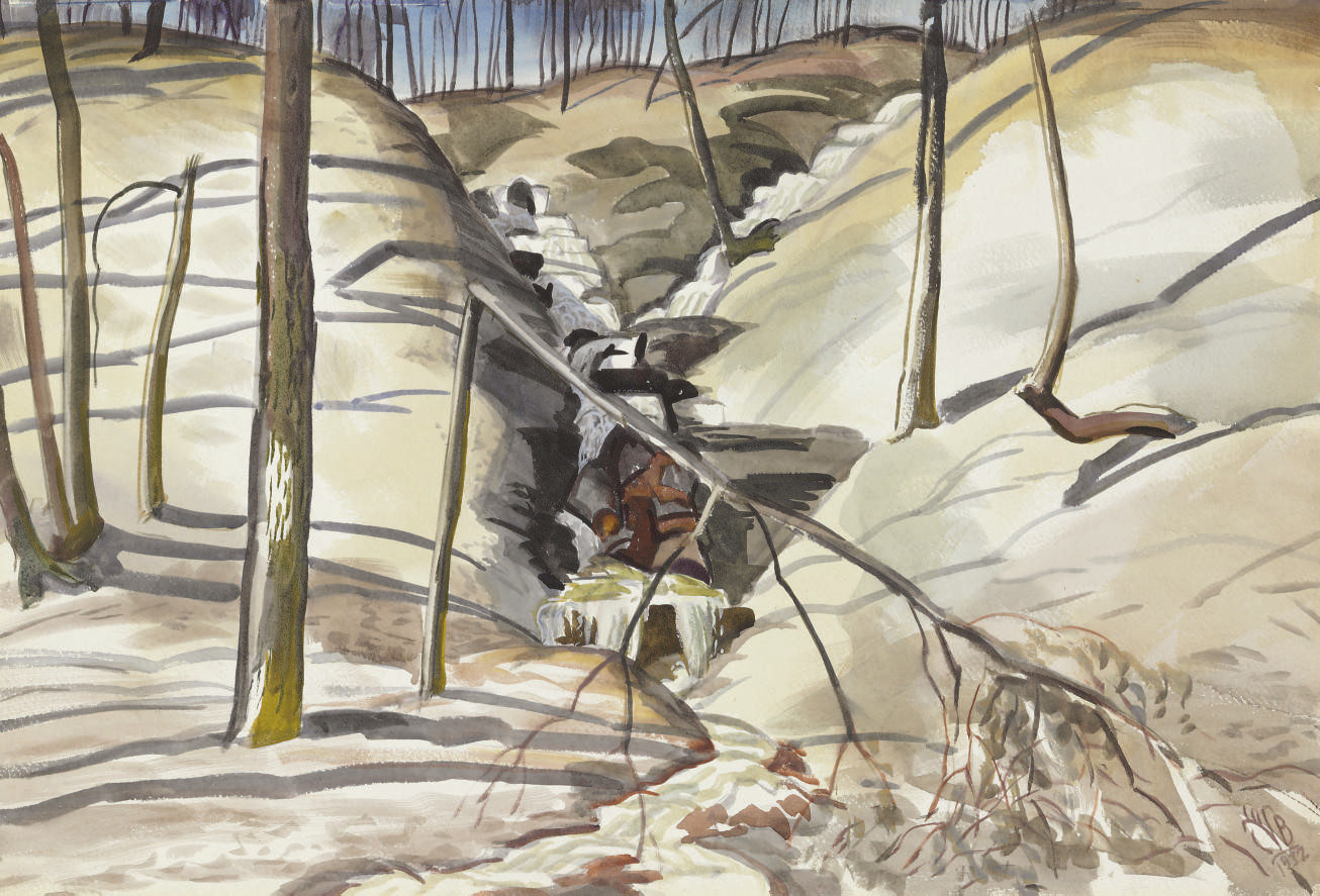 Charles Ephraim Burchfield — Мартовский солнечный свет