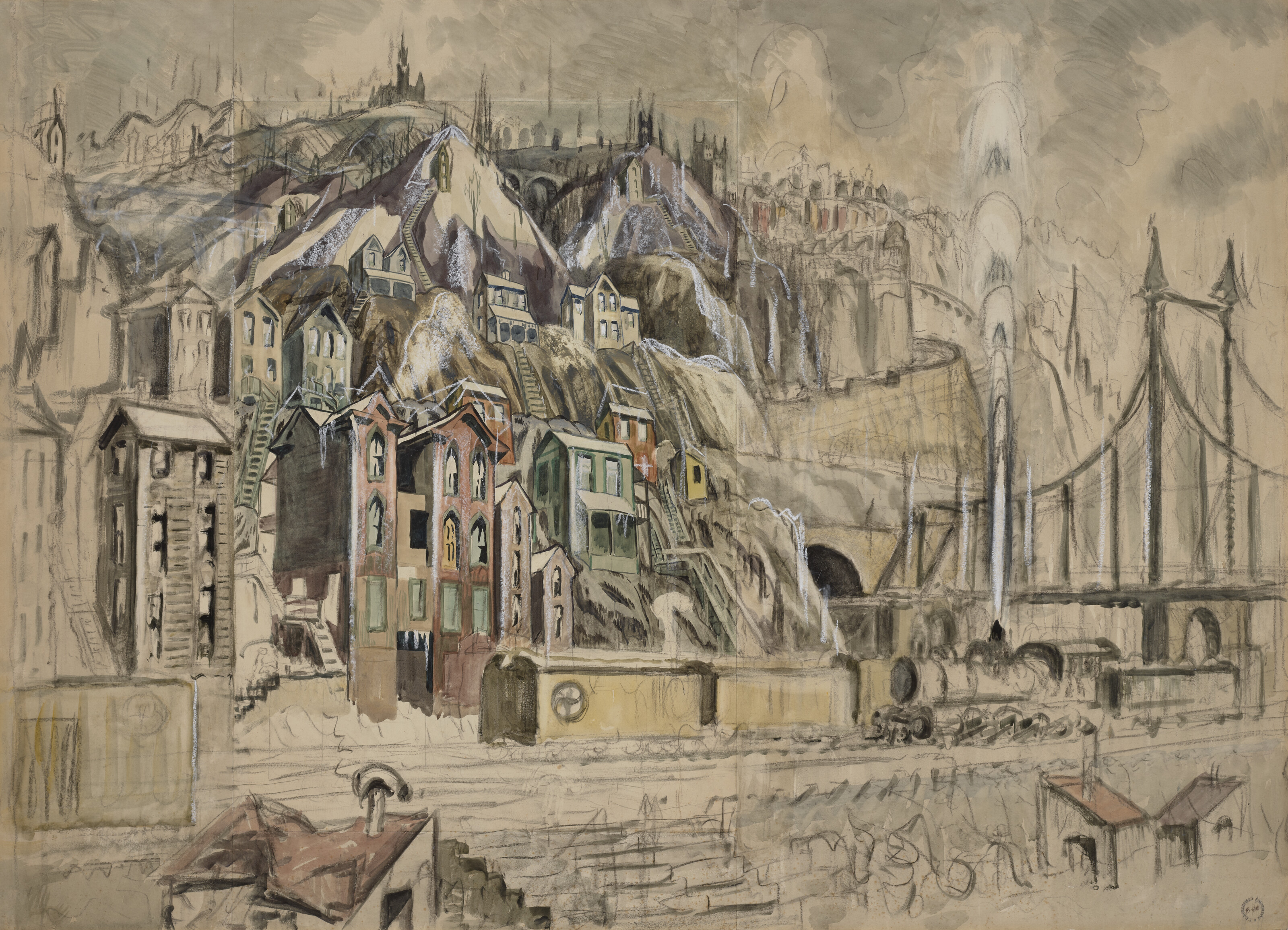 Charles Ephraim Burchfield — Обитатели скал