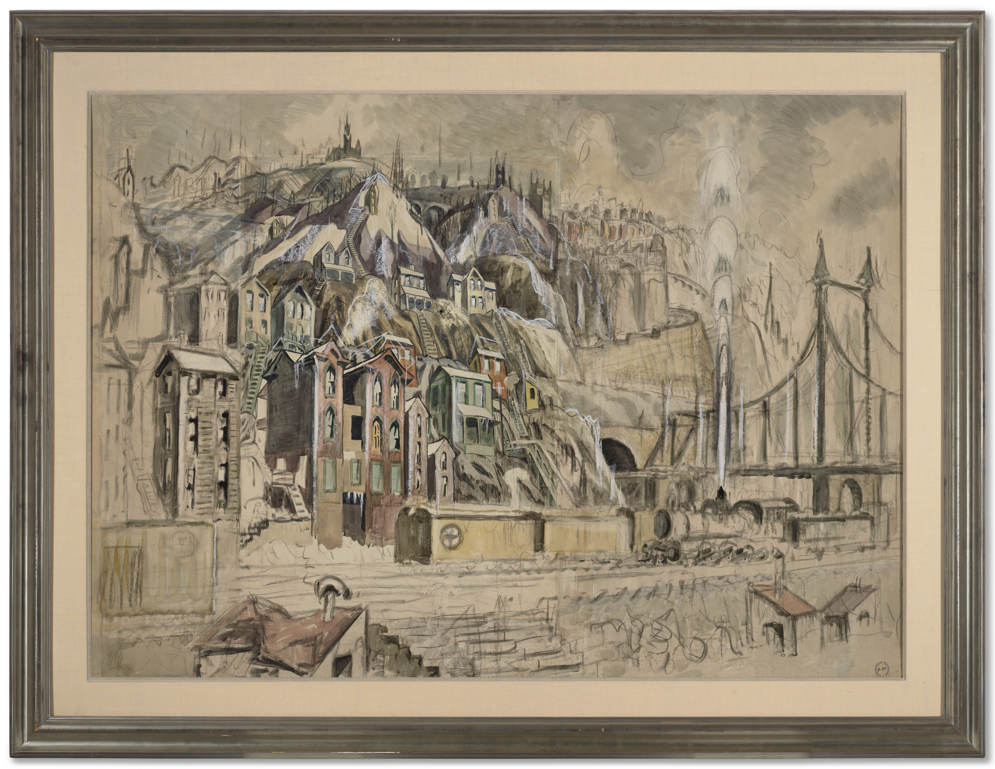 Charles Ephraim Burchfield — Обитатели скал, изображение 2