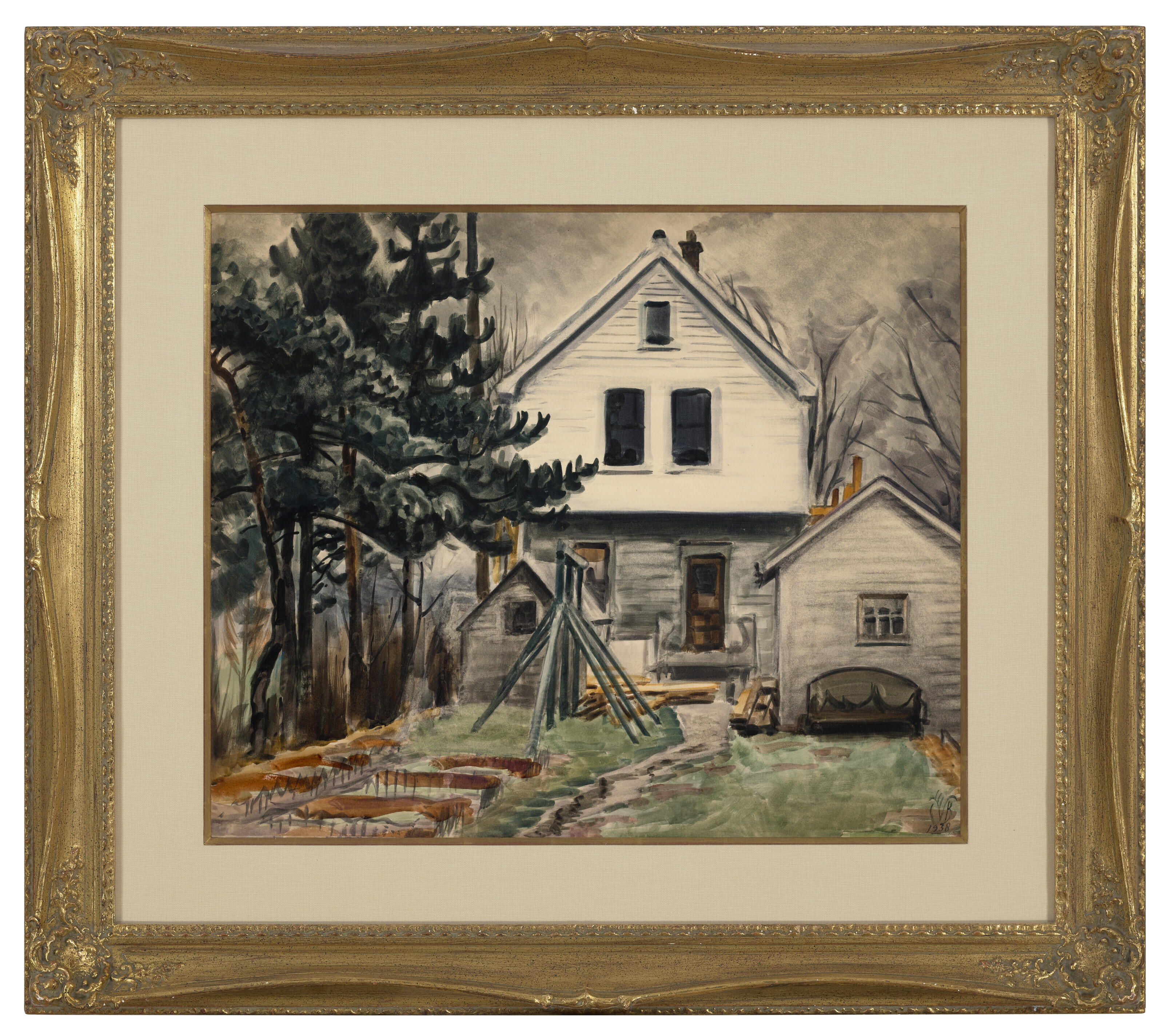 Charles Ephraim Burchfield — Задний двор, изображение 2