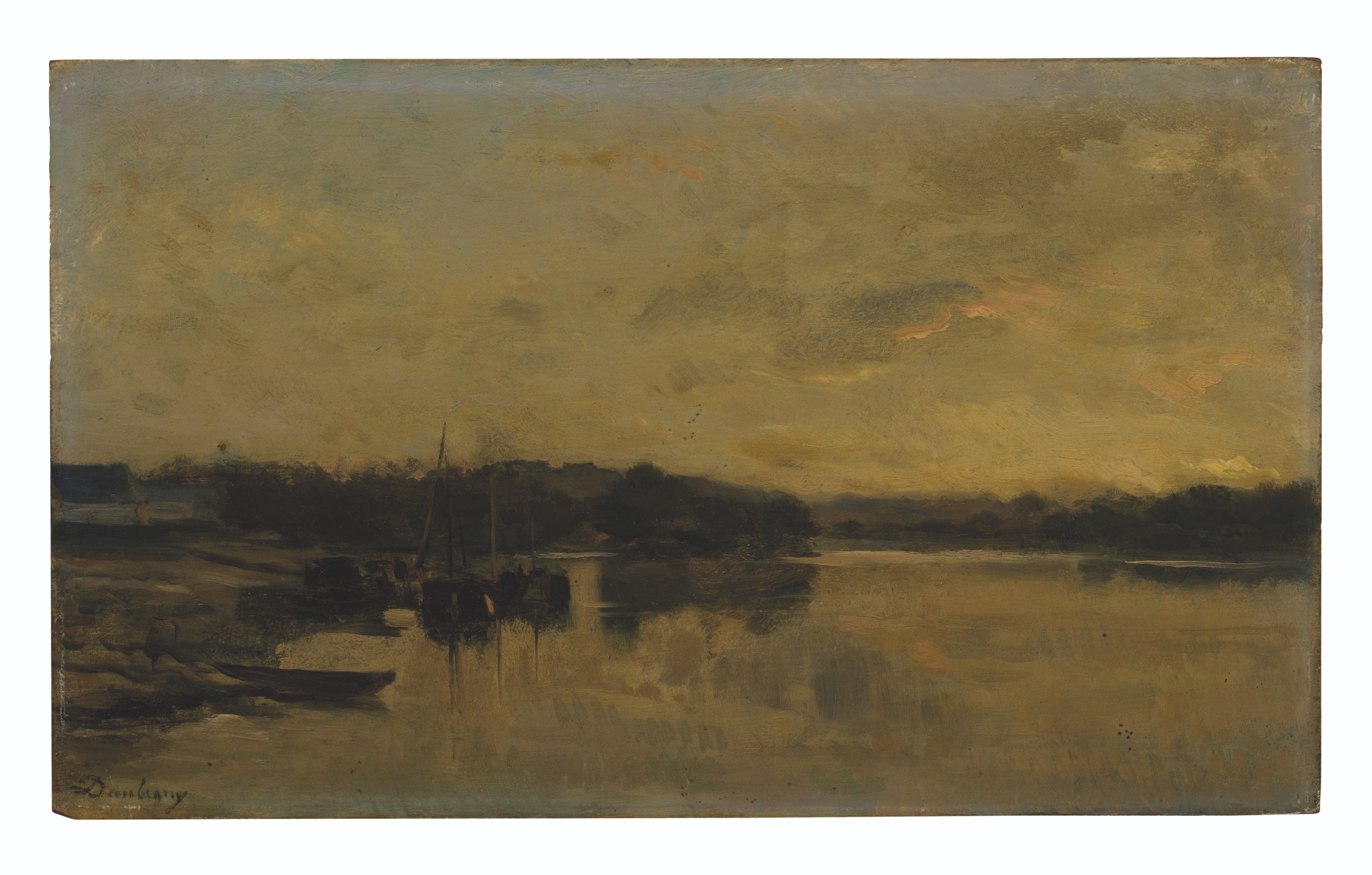 Charles François Daubigny — Ла Ривьер, званый вечер, изображение 4