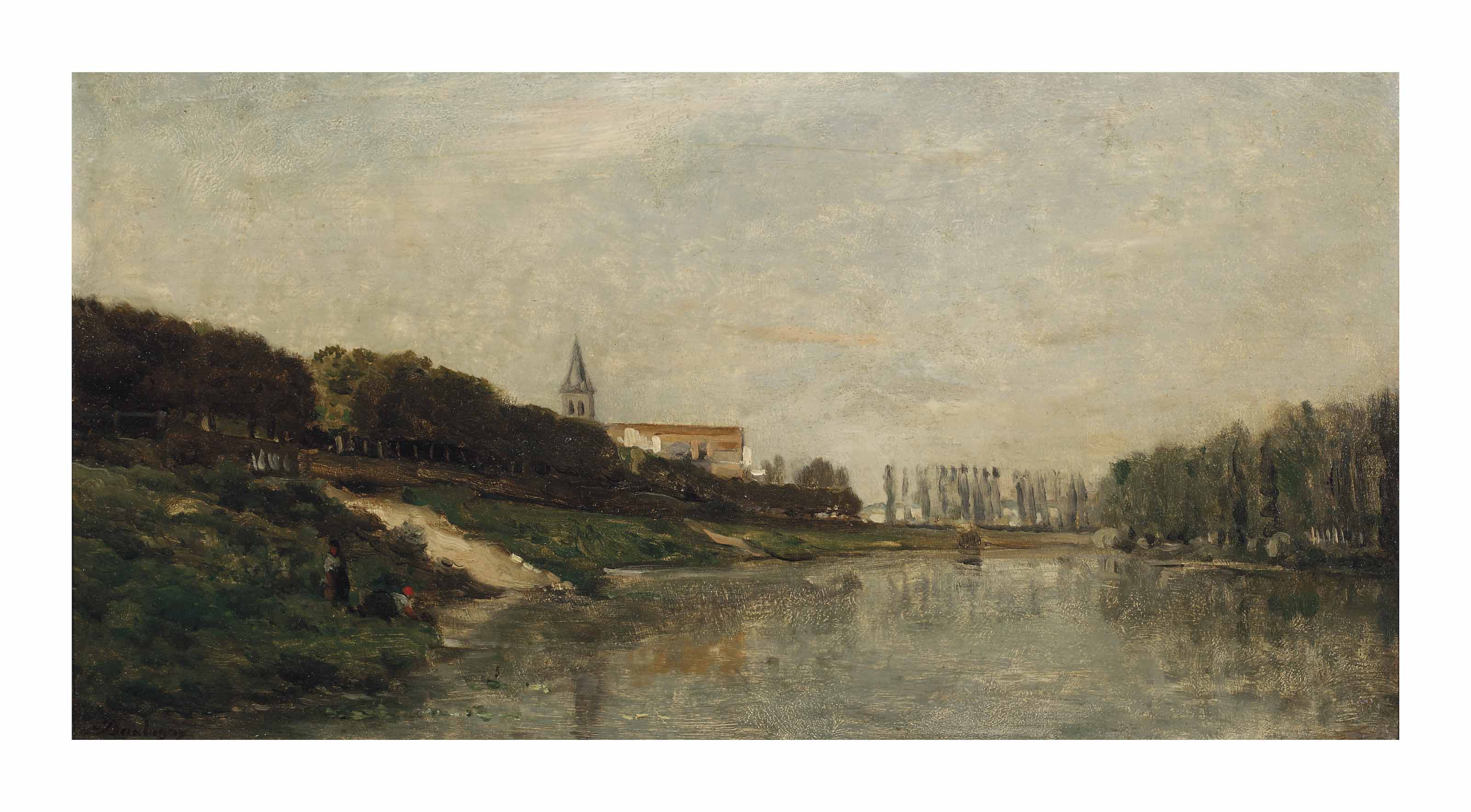 Charles François Daubigny — Терраса Андрези