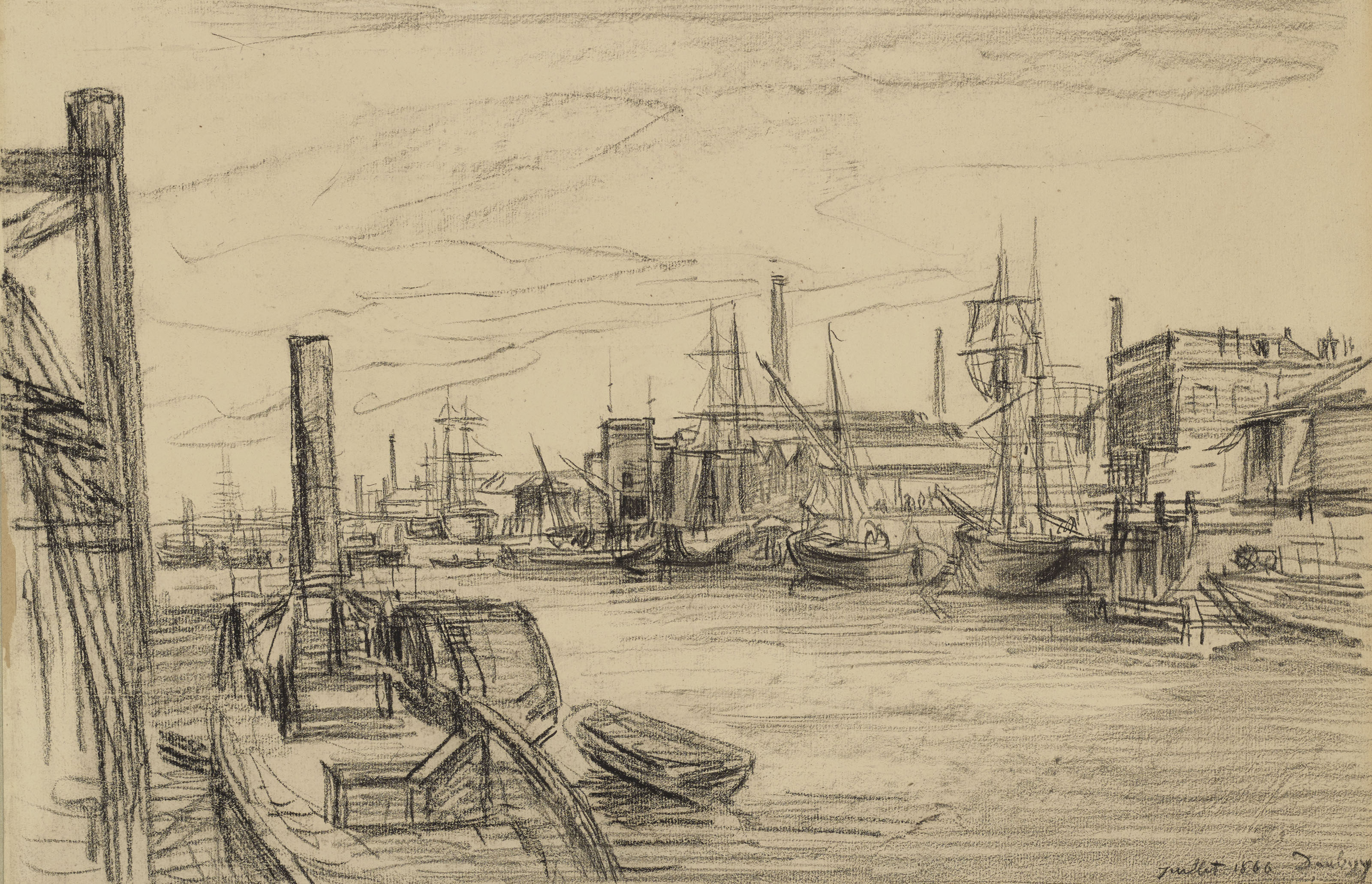 Charles François Daubigny — Близость к окрестностям Лондона