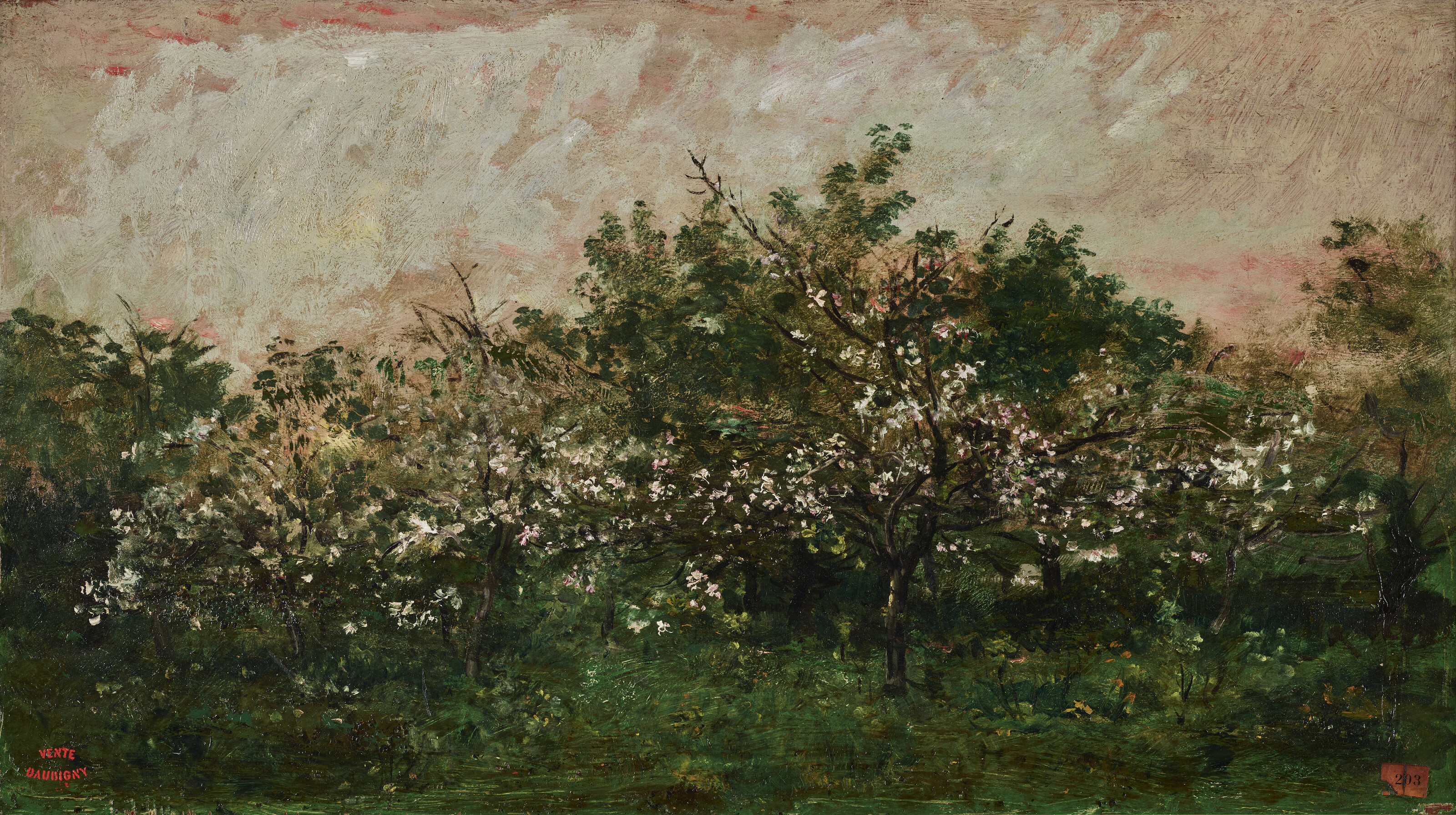 Charles François Daubigny — Служанка в цветах