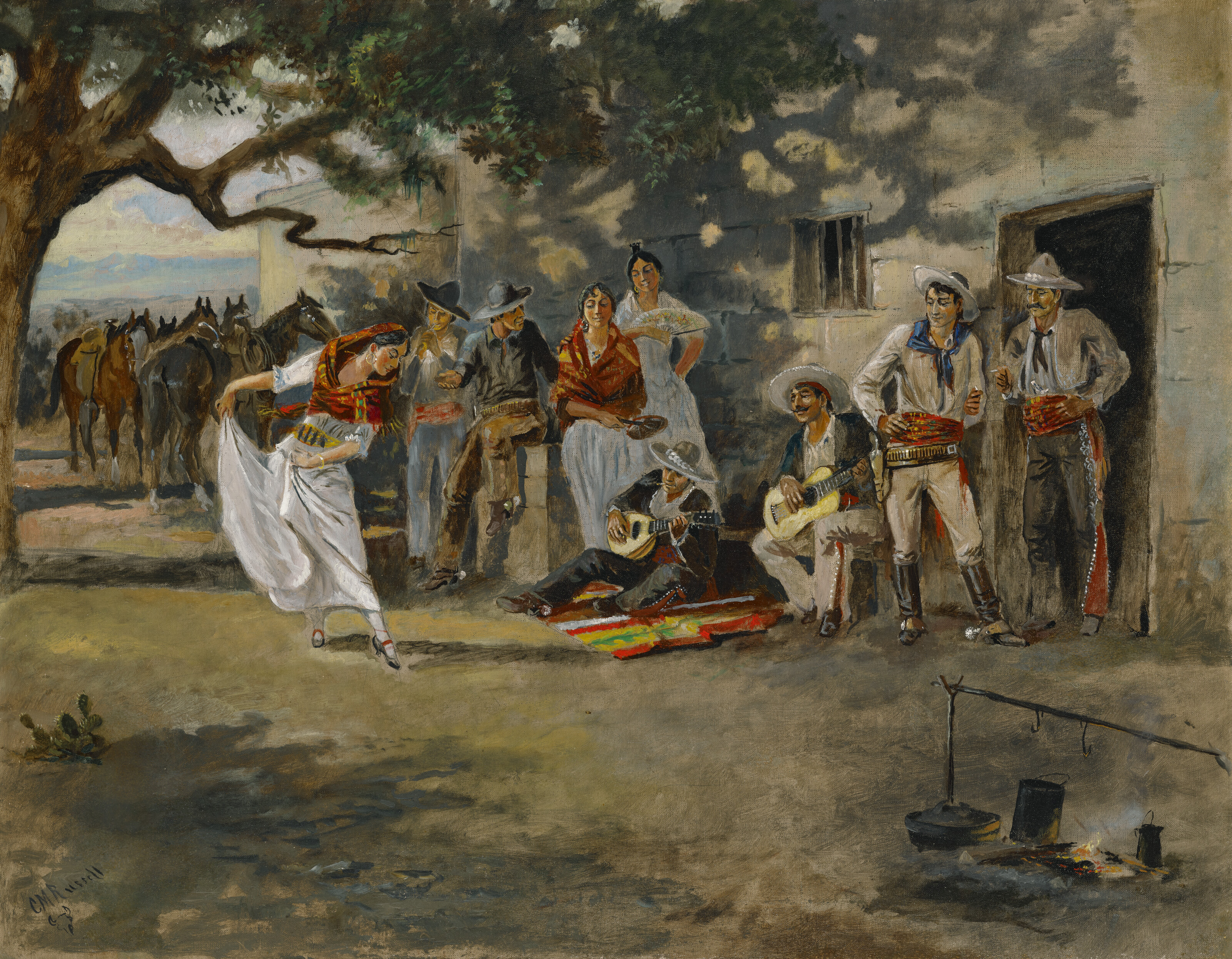 Charles Marion Russell — Испанский танец