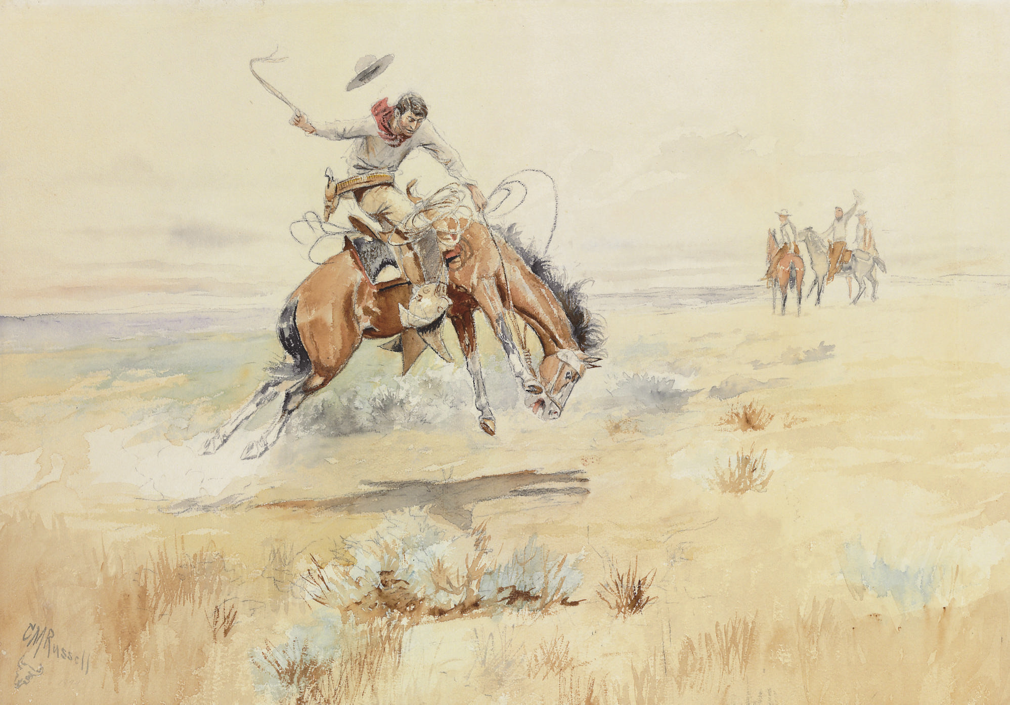 Charles Marion Russell — Бронко-Бастер