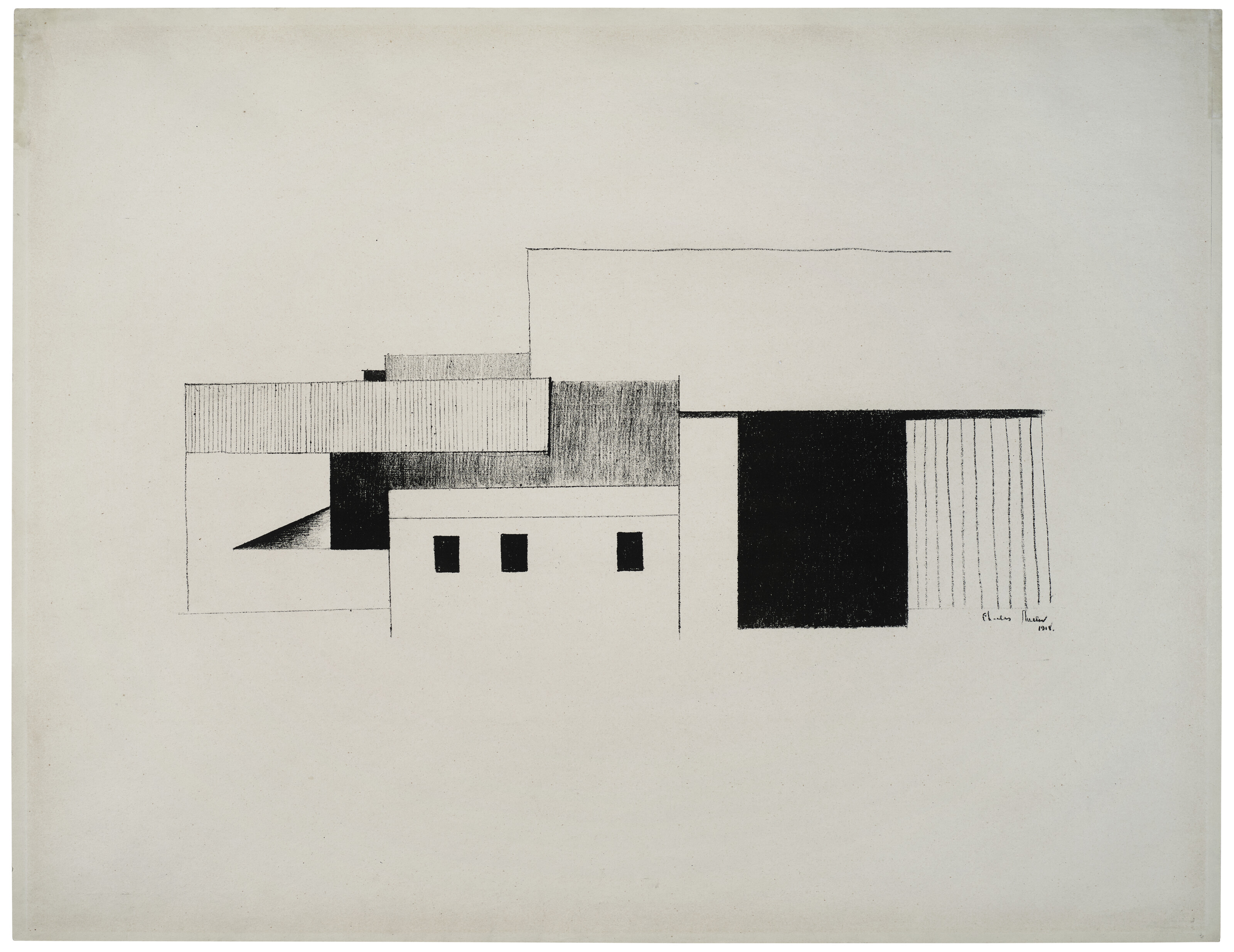 Charles Sheeler — Абстракция амбара, изображение 3