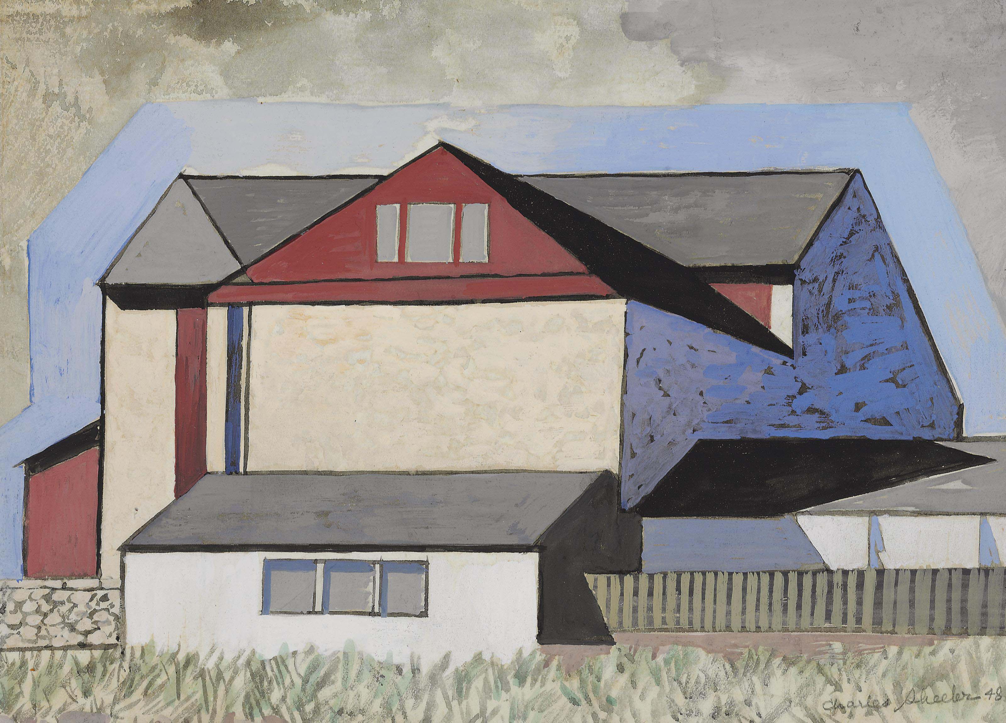 Charles Sheeler — В душе