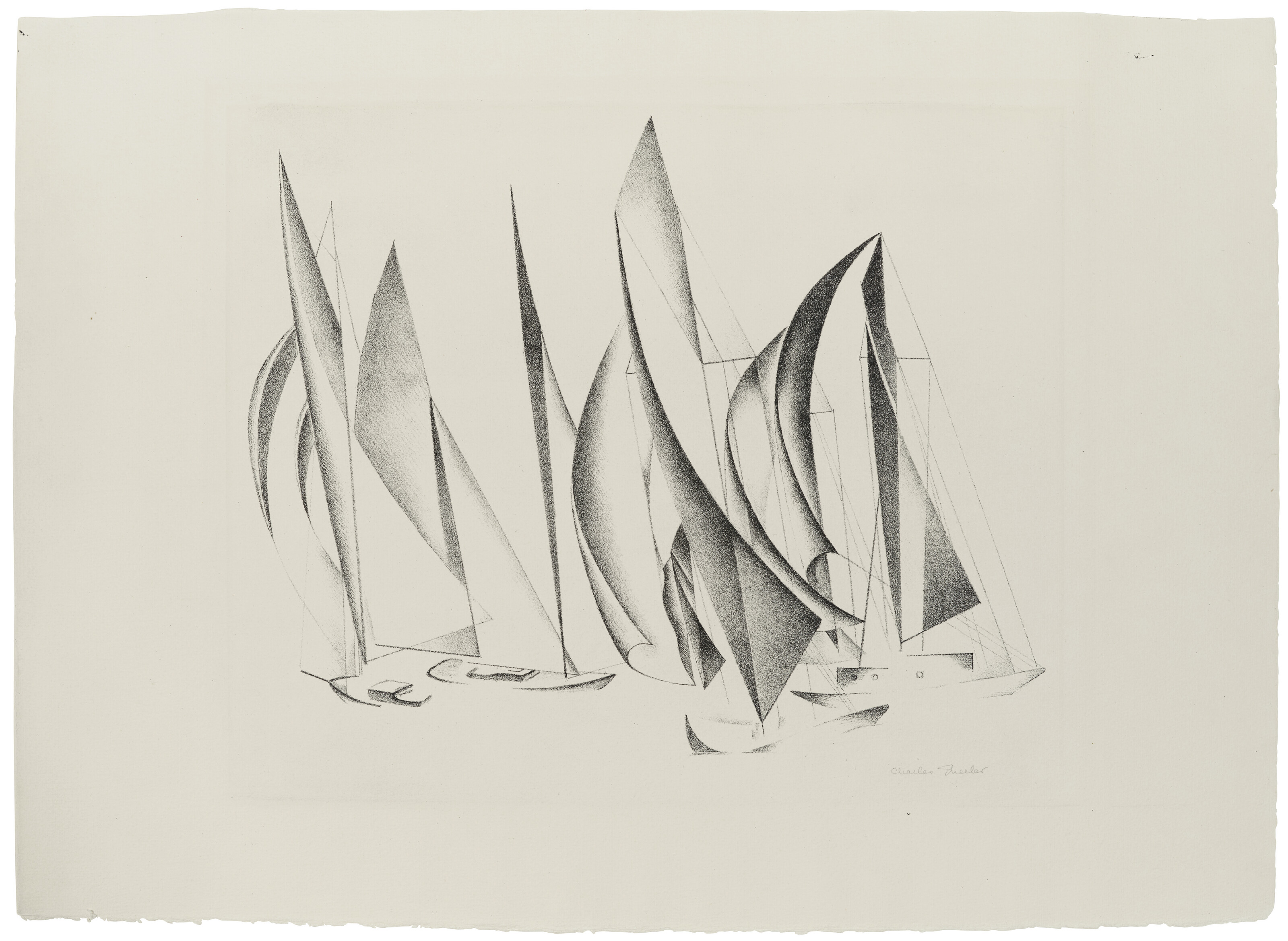 Charles Sheeler — Яхты, изображение 3