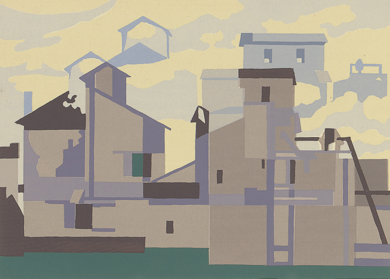 Charles Sheeler — Архитектурный ритм (Гордон 6)