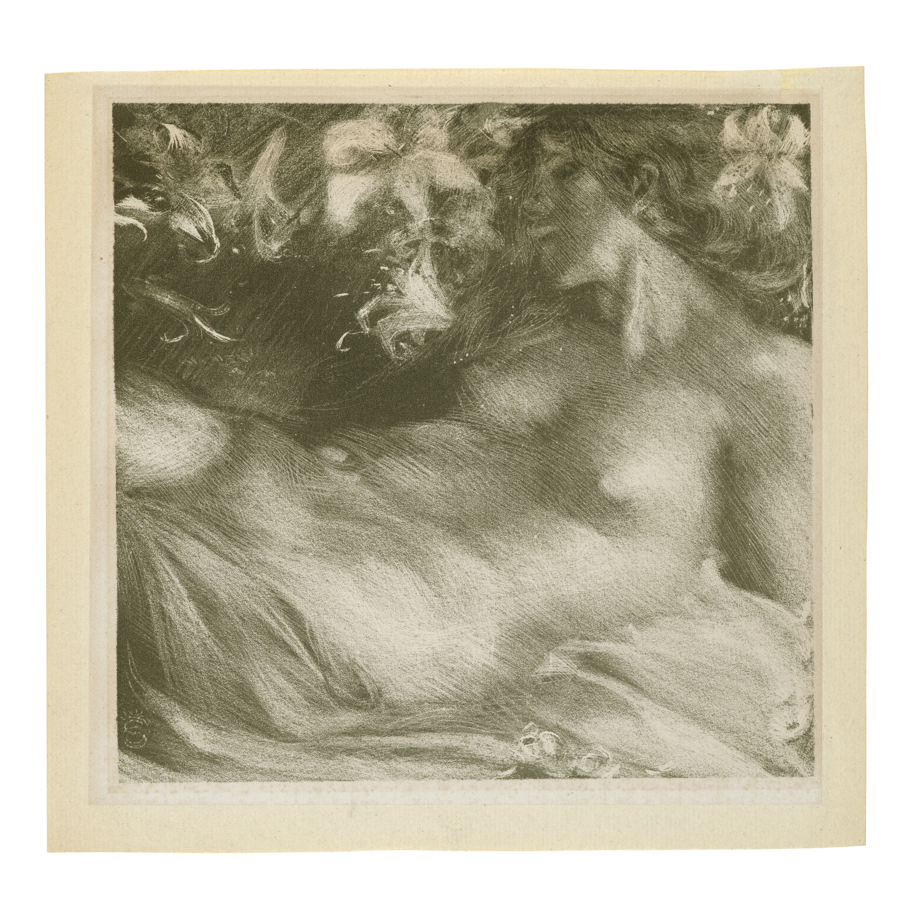 Charles White — Литография в белую линию