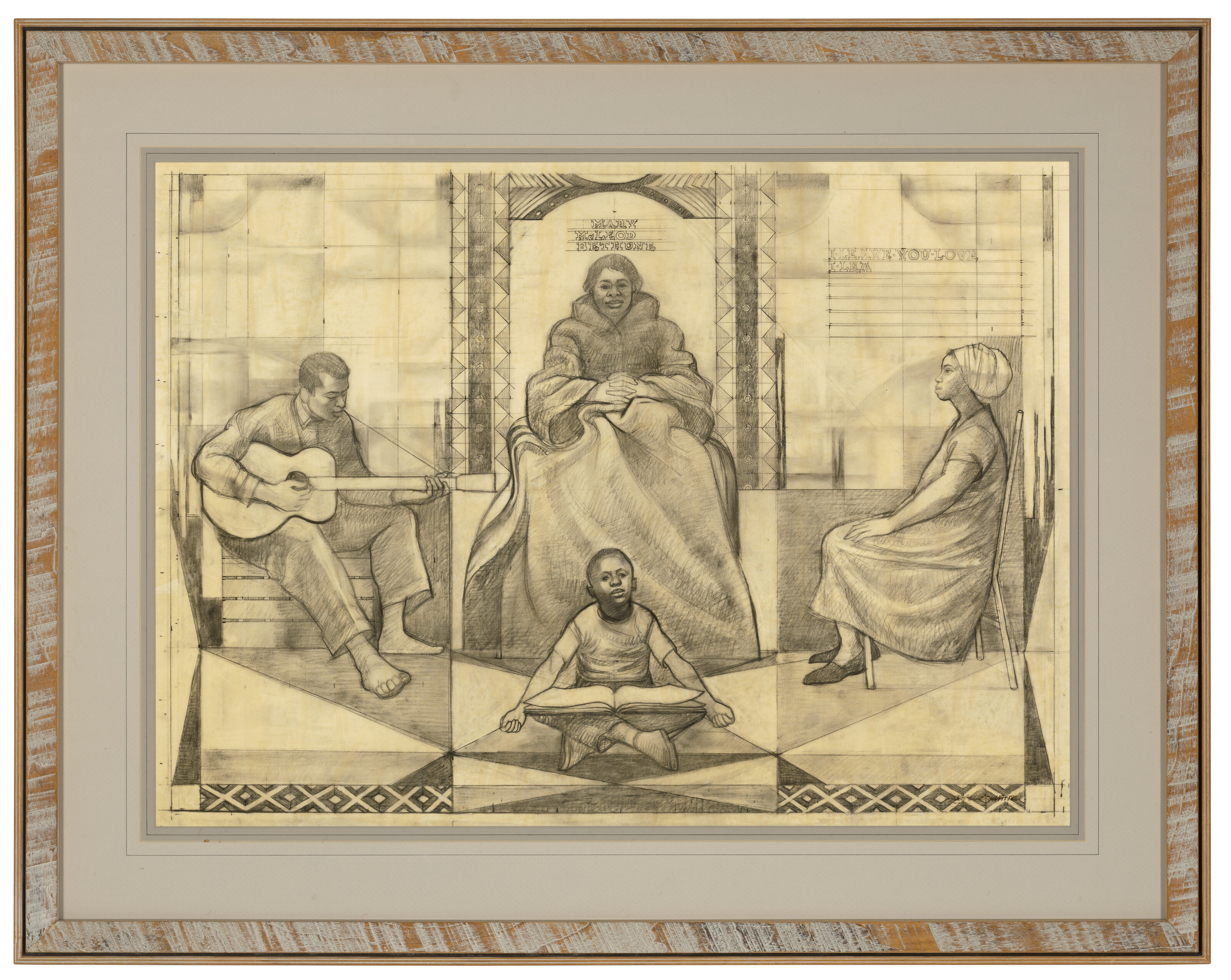 Charles White — Этюд для фрески "Мэри Маклеод Бетьюн", изображение 2