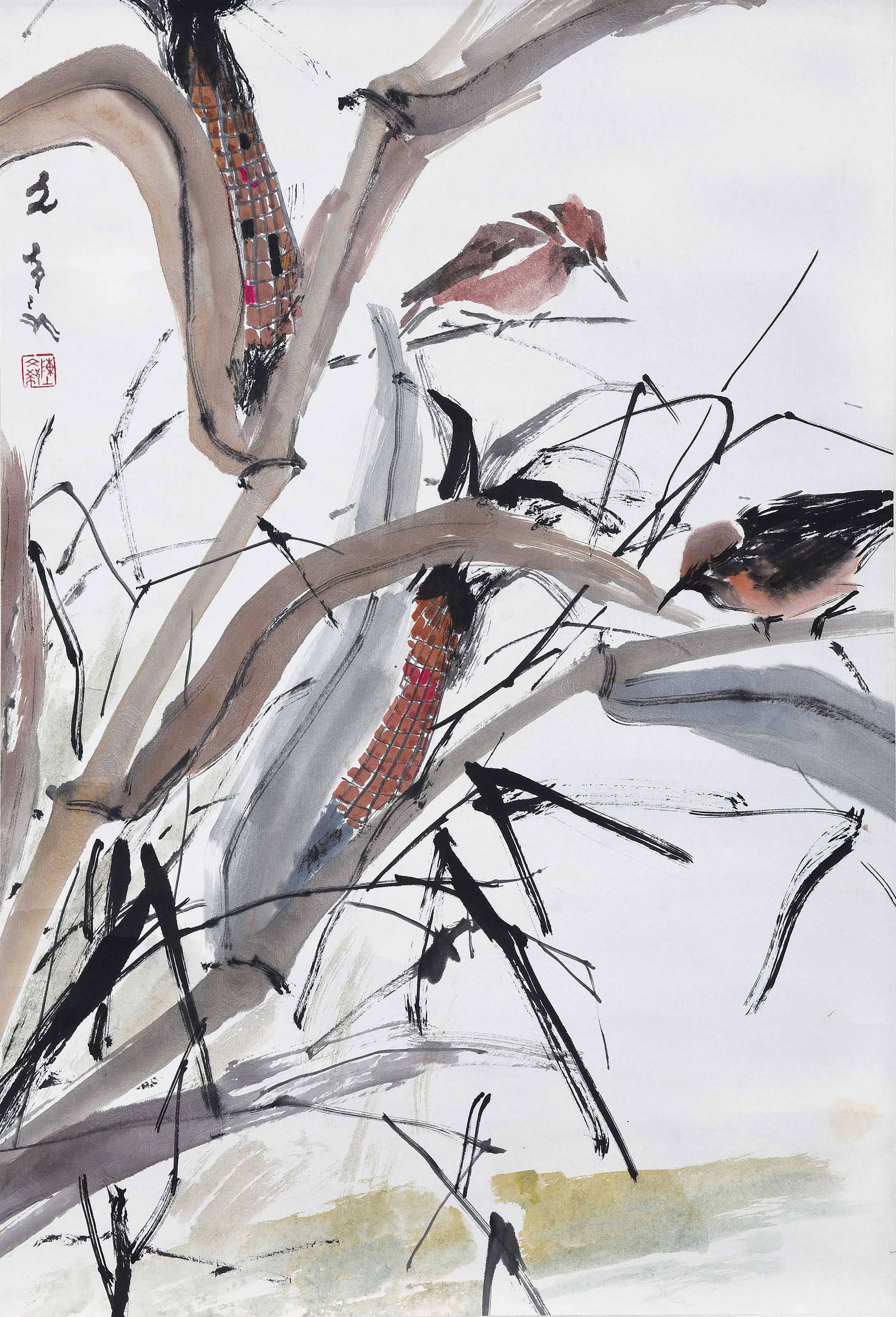 Chen Wen Hsi — Воробей и кукуруза
