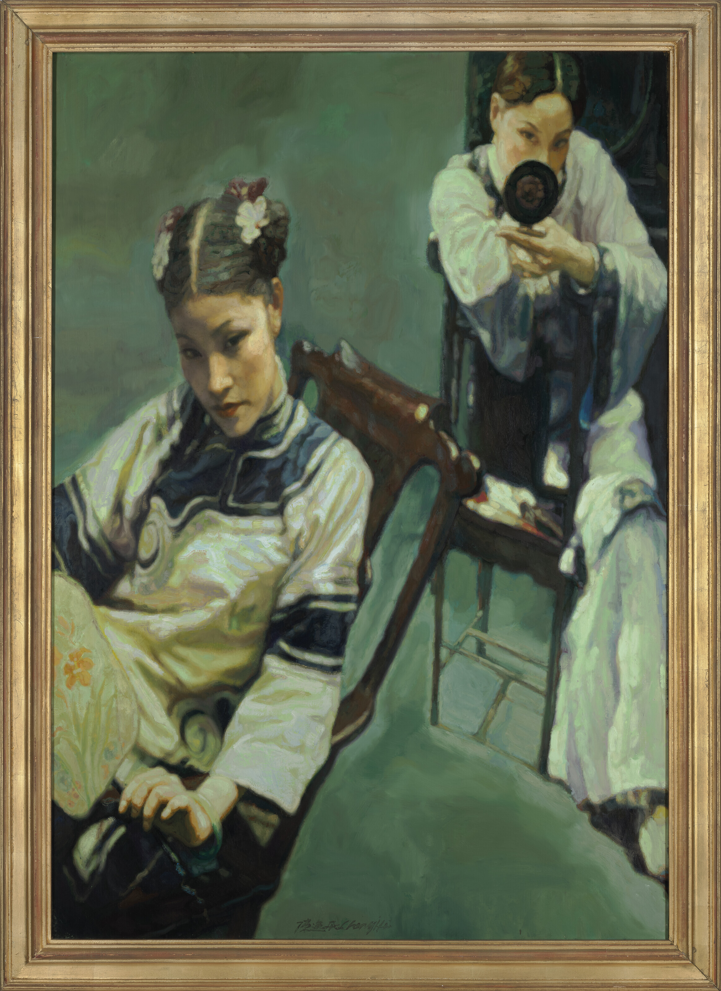 Chen Yifei — Сестры, изображение 2