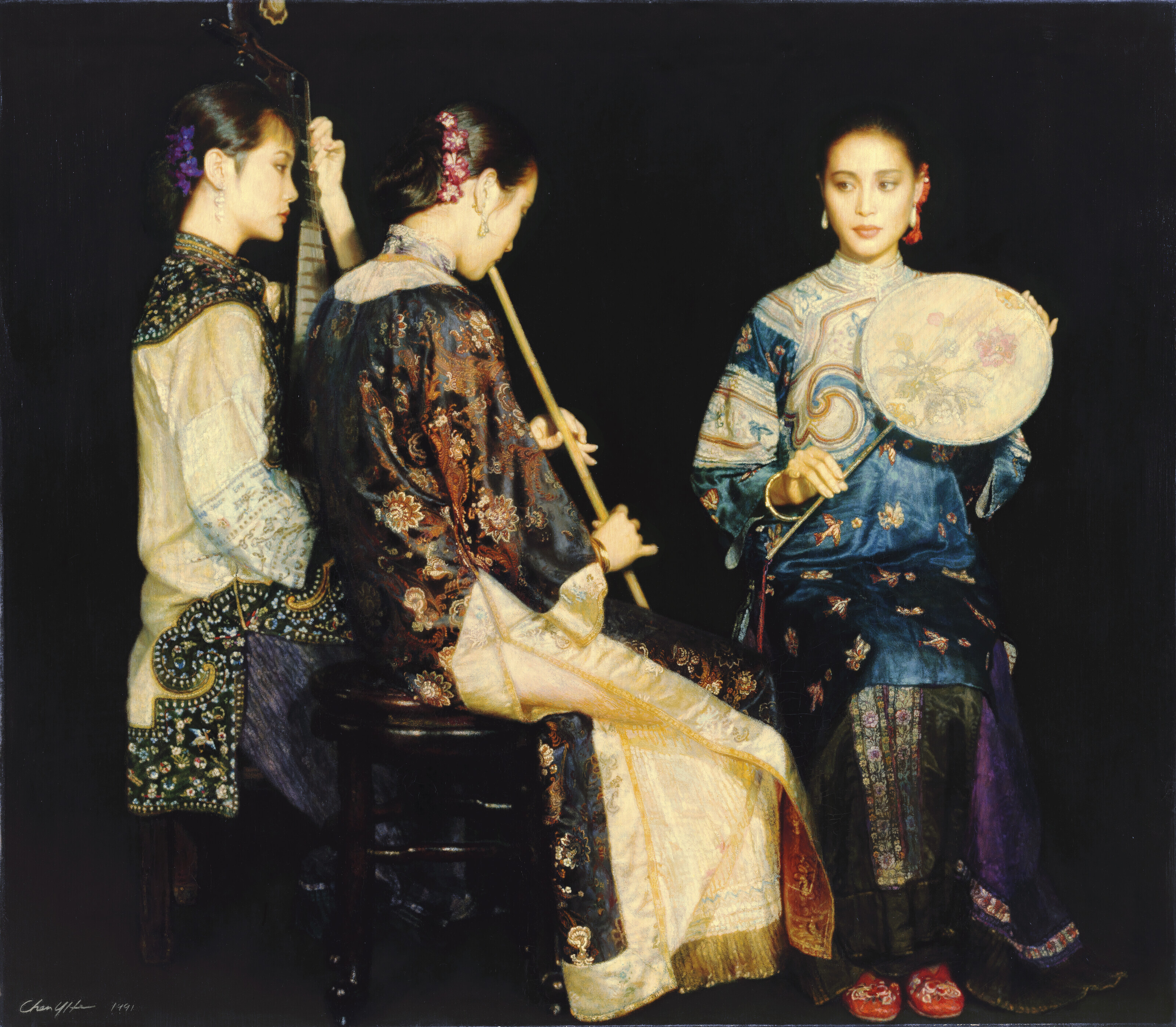 Chen Yifei — Протяжные мелодии, доносящиеся с реки Сюнян.
