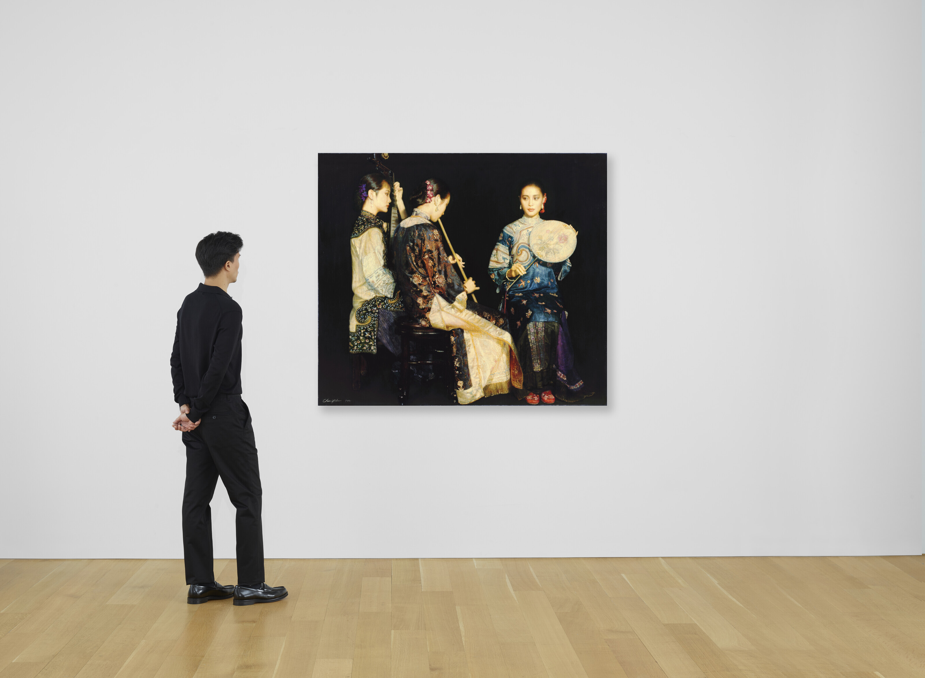 Chen Yifei — Протяжные мелодии, доносящиеся с реки Сюнян., изображение 3
