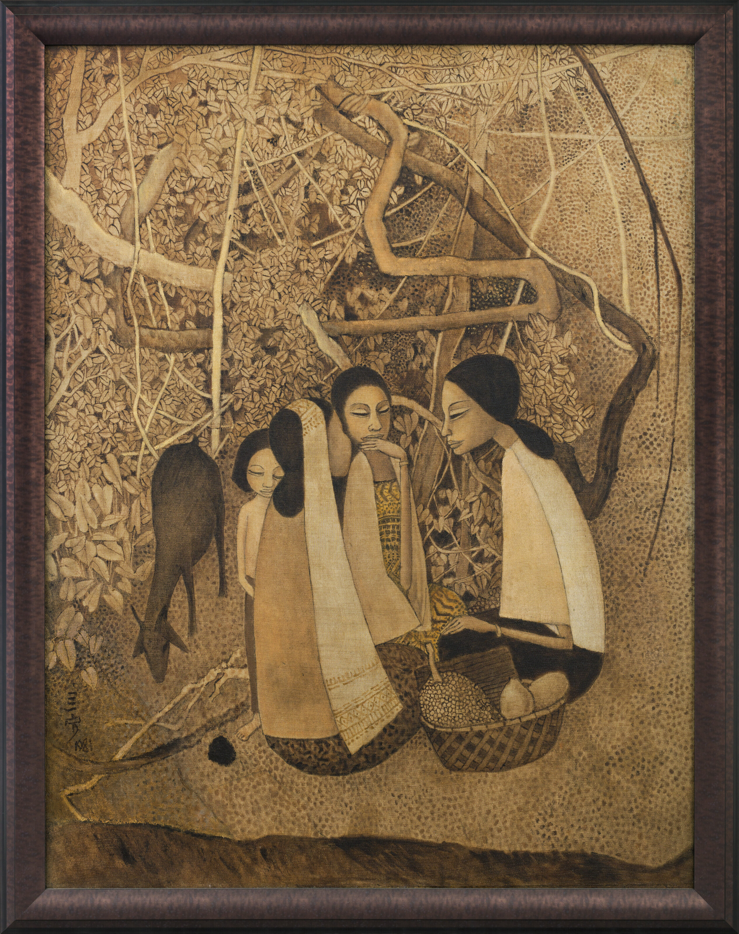 Cheong Soo Pieng — Болтающий, изображение 3