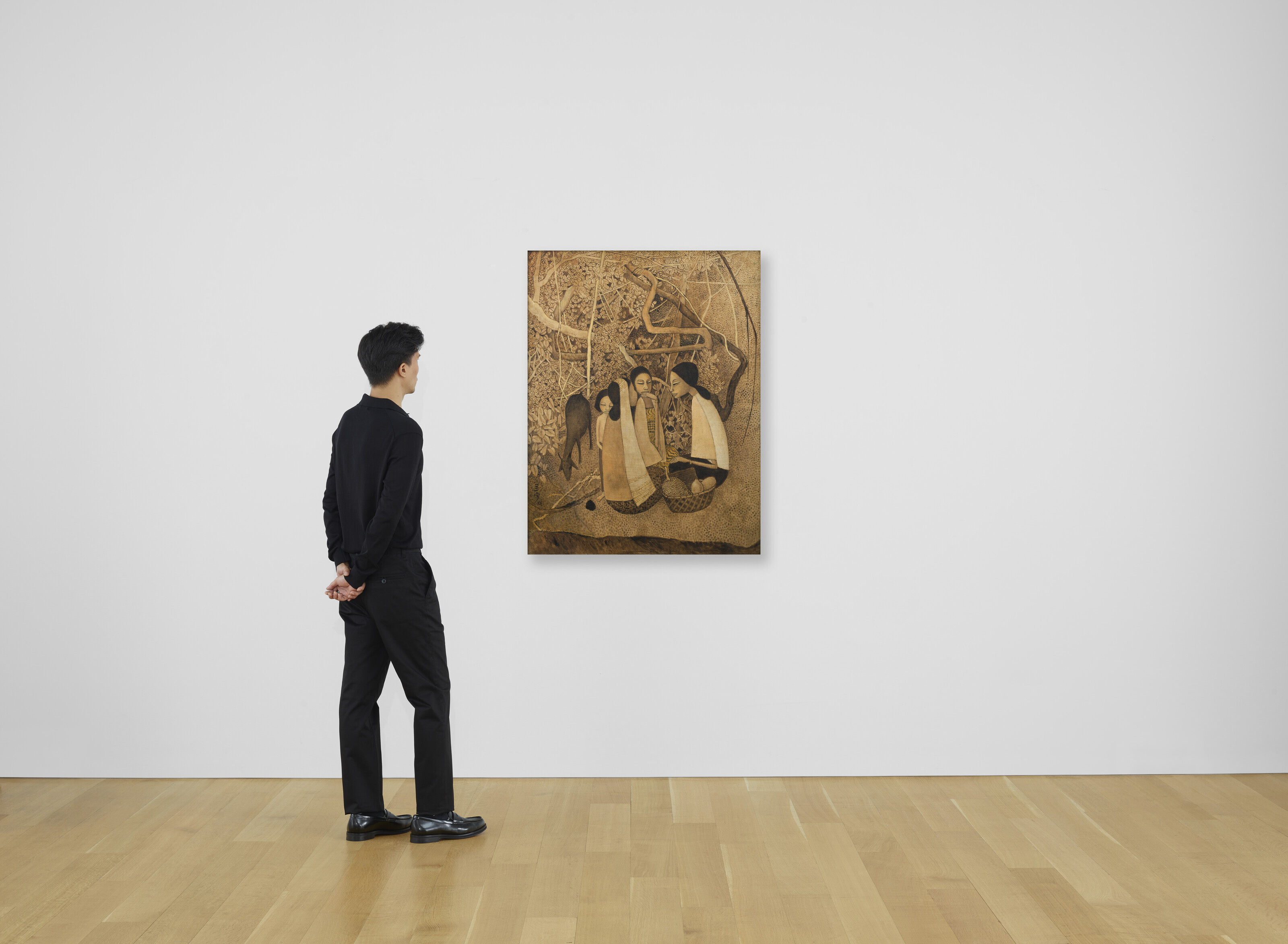 Cheong Soo Pieng — Болтающий, изображение 4
