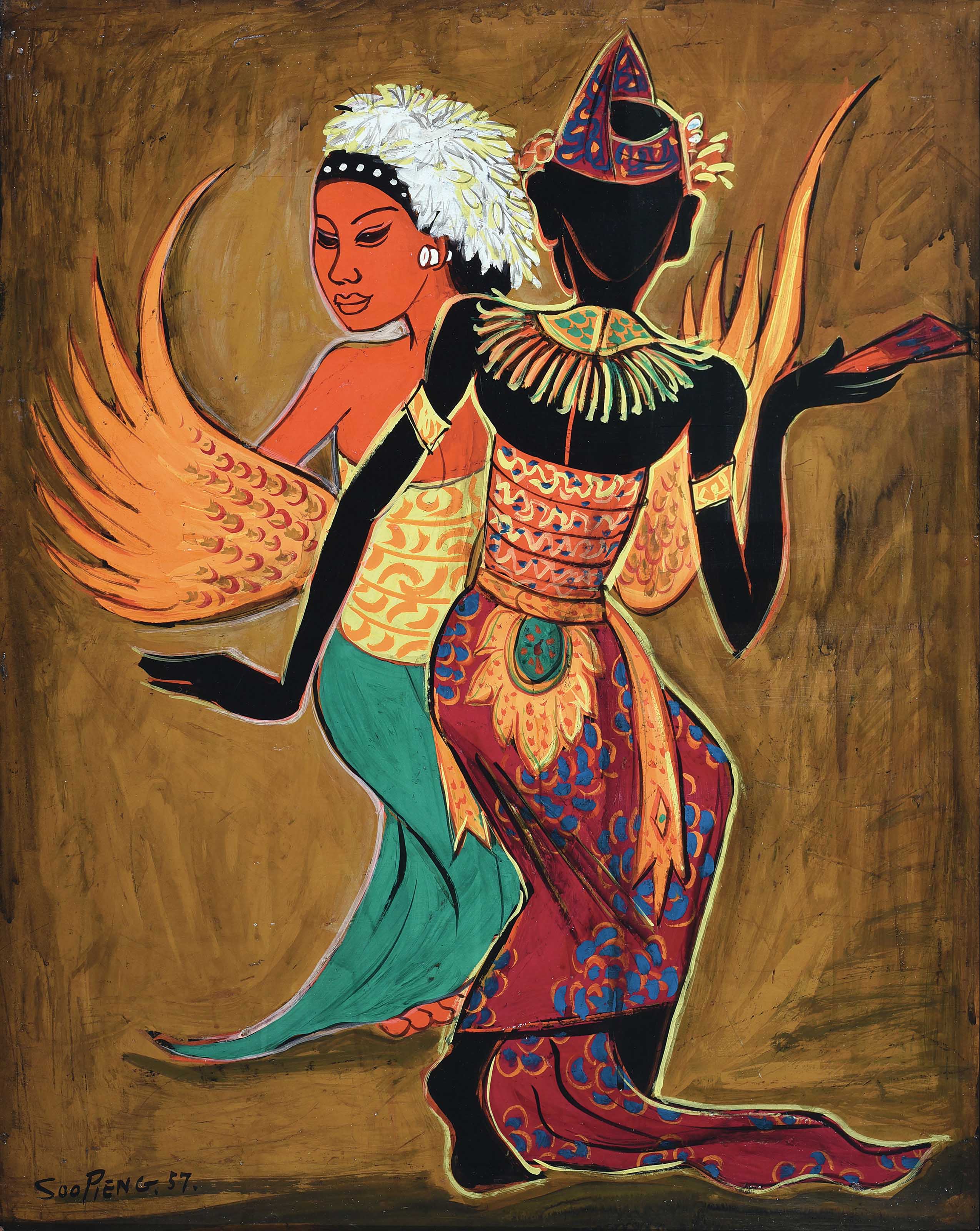 Cheong Soo Pieng — Танец Гаруды