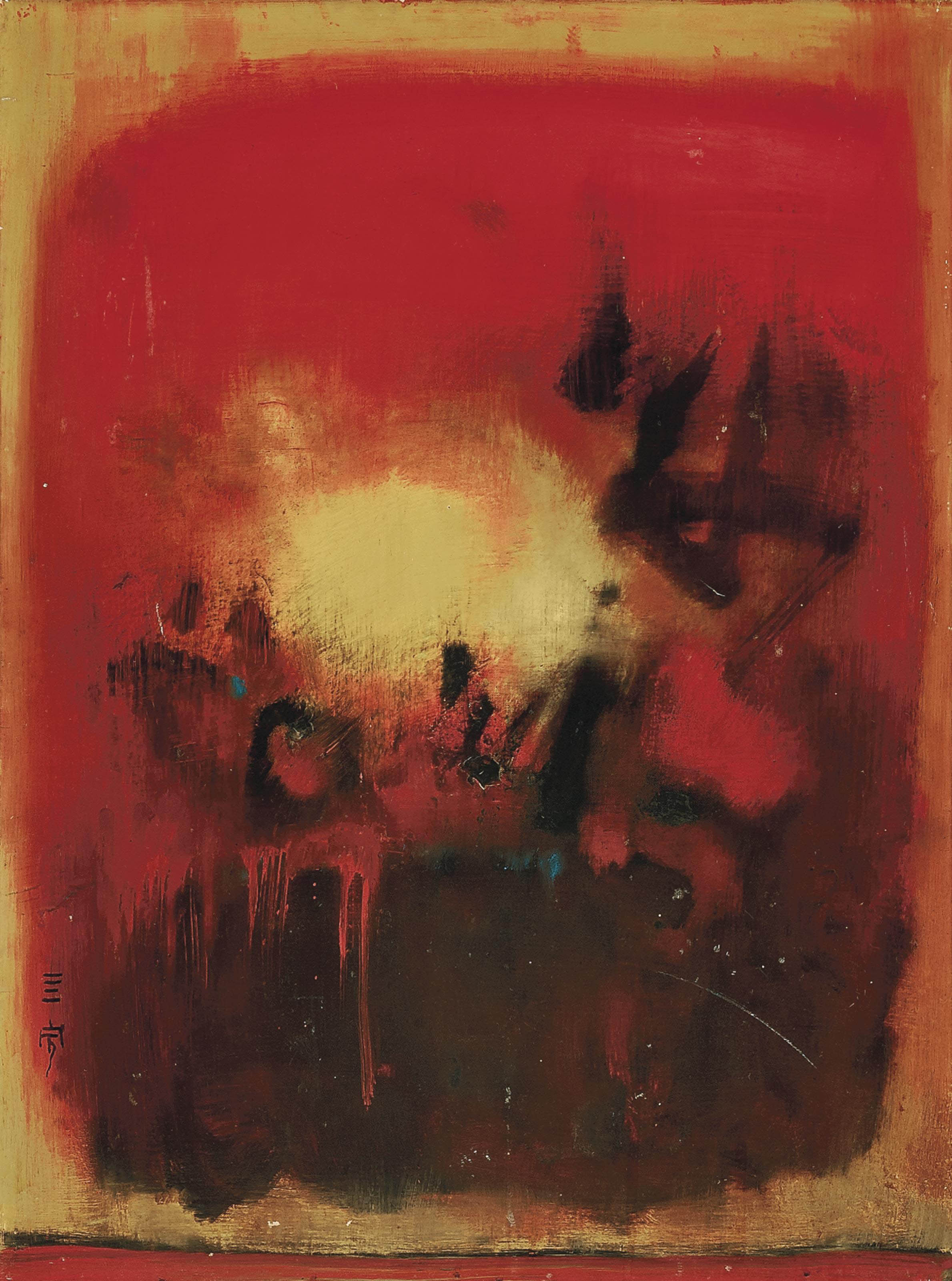 Cheong Soo Pieng — "КИНОВАРНЫЙ АБСТРАКЦИОНИЗМ"