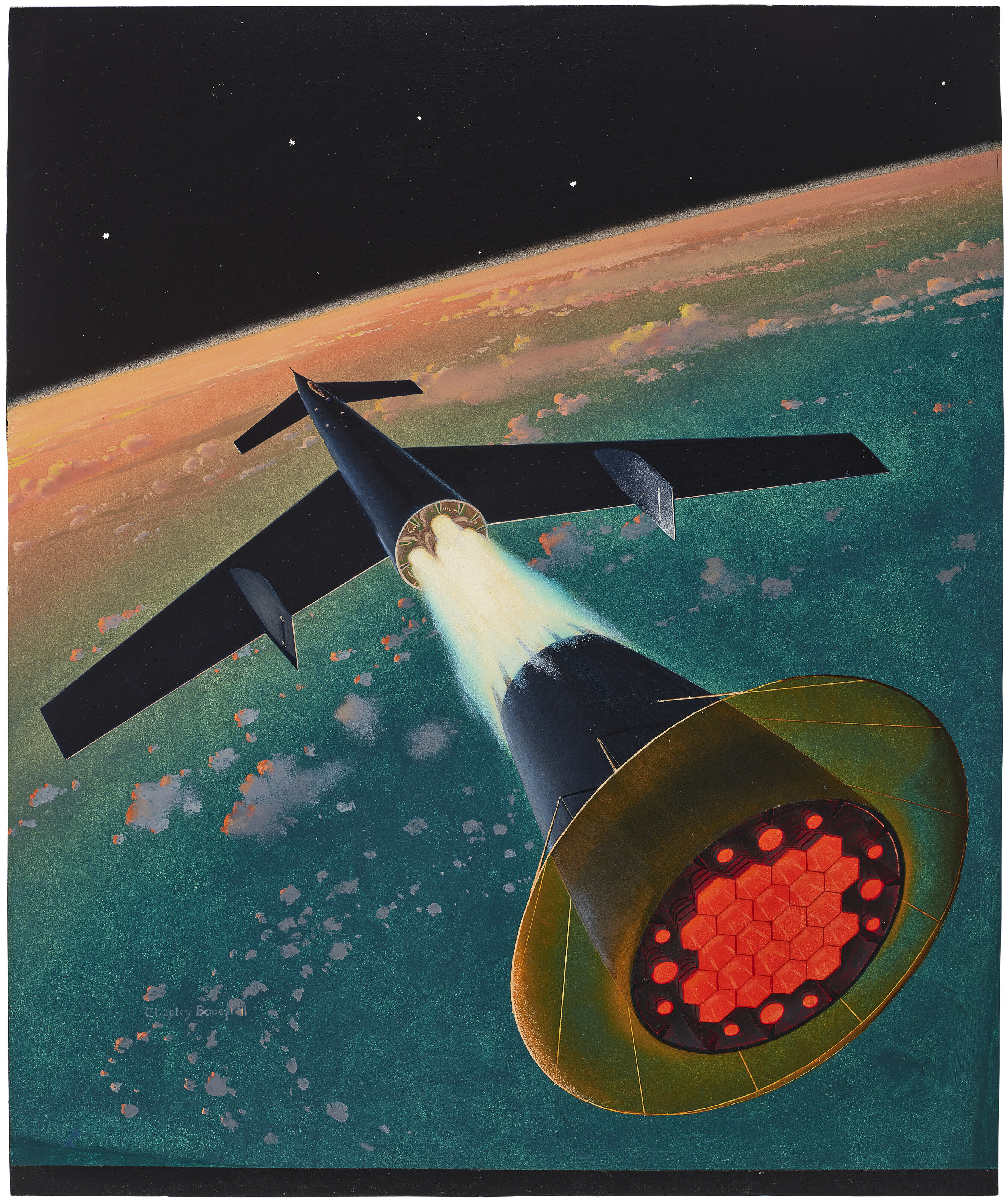 Chesley Bonestell — ЧЕЛОВЕК СКОРО ПОКОРИТ КОСМОС: ЧЕГО МЫ ЖДЕМ?