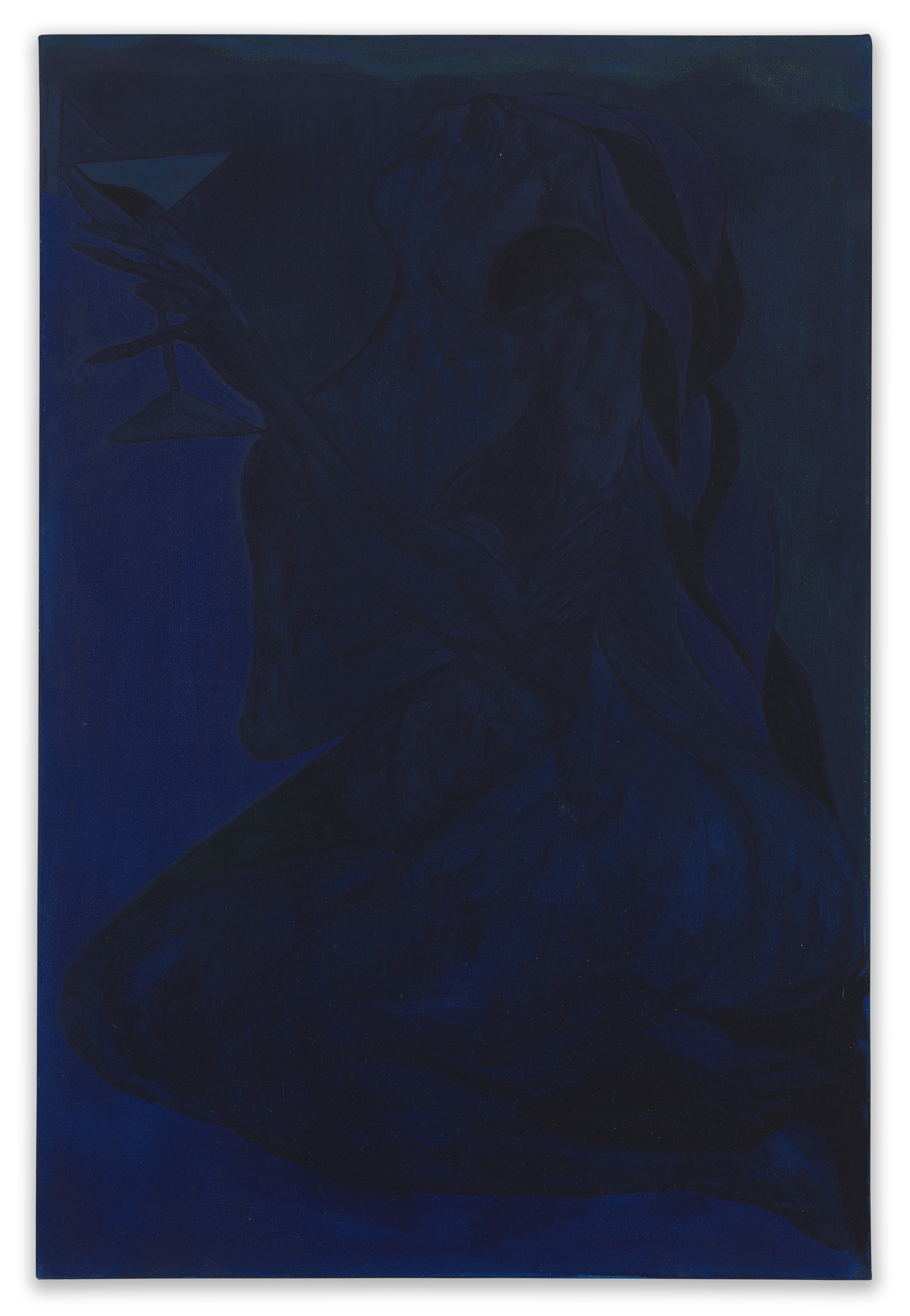 Chris Ofili — Голубая исповедь (леди канцлер), изображение 1