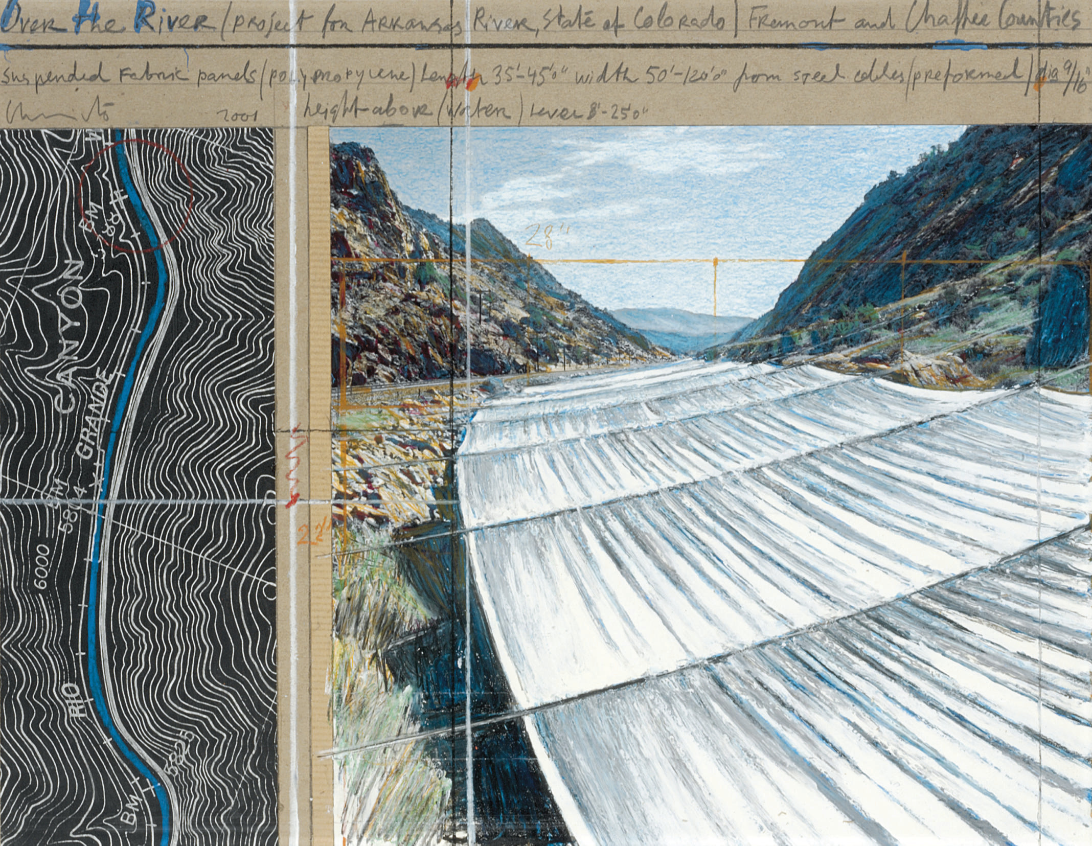 Christo and Jeanne-Claude — Над рекой (проект для реки Арканзас, штат Колорадо)