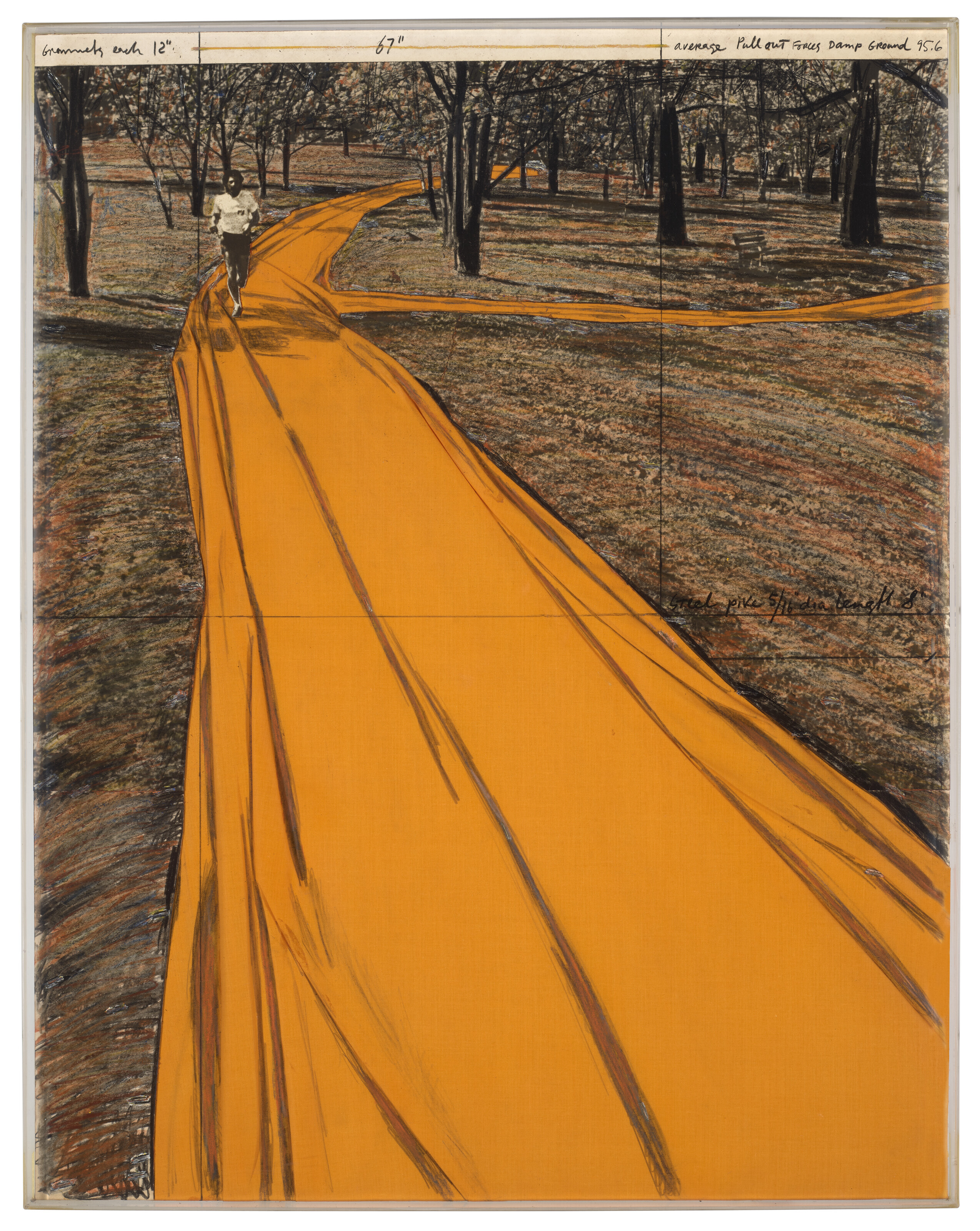 Christo and Jeanne-Claude — Укутанные дорожки, проект для парка Джейкоба Л. Лоуза, Канзас-Сити, Миссури, изображение 2