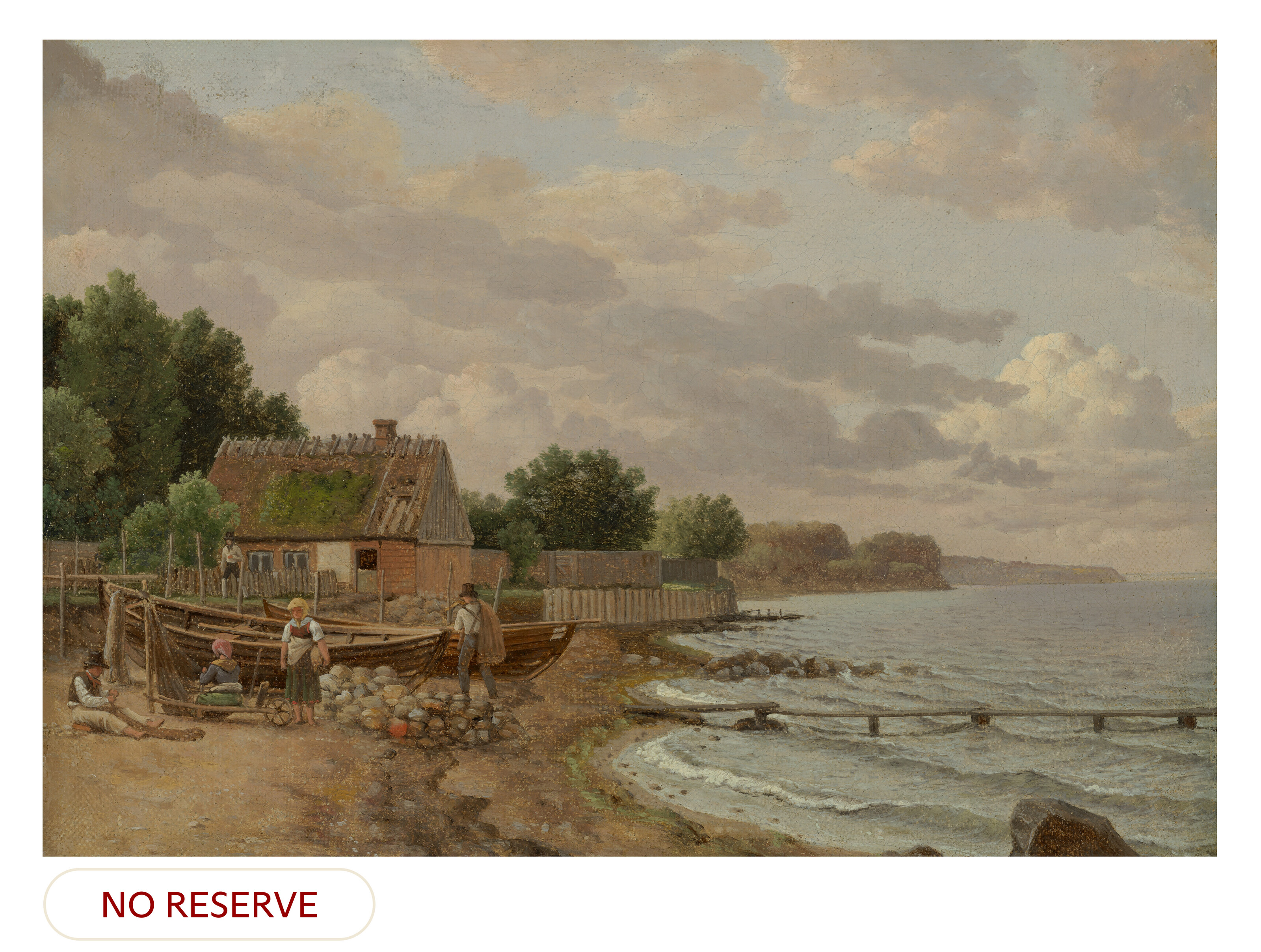 Christoffer Wilhelm Eckersberg — Вид из Таарбека (часть Таарбека)