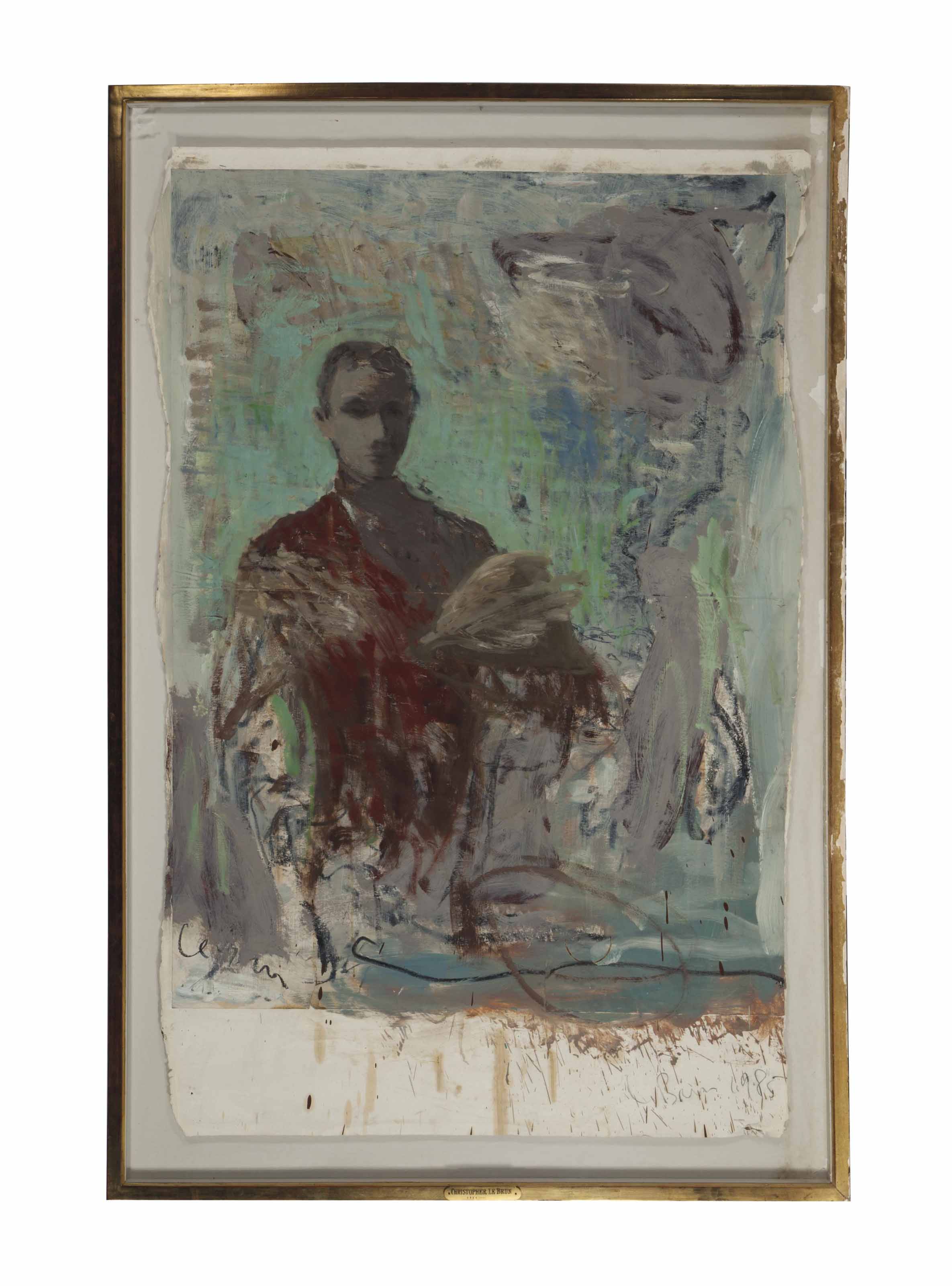 Christopher Le Brun — Портрет сидящего человека