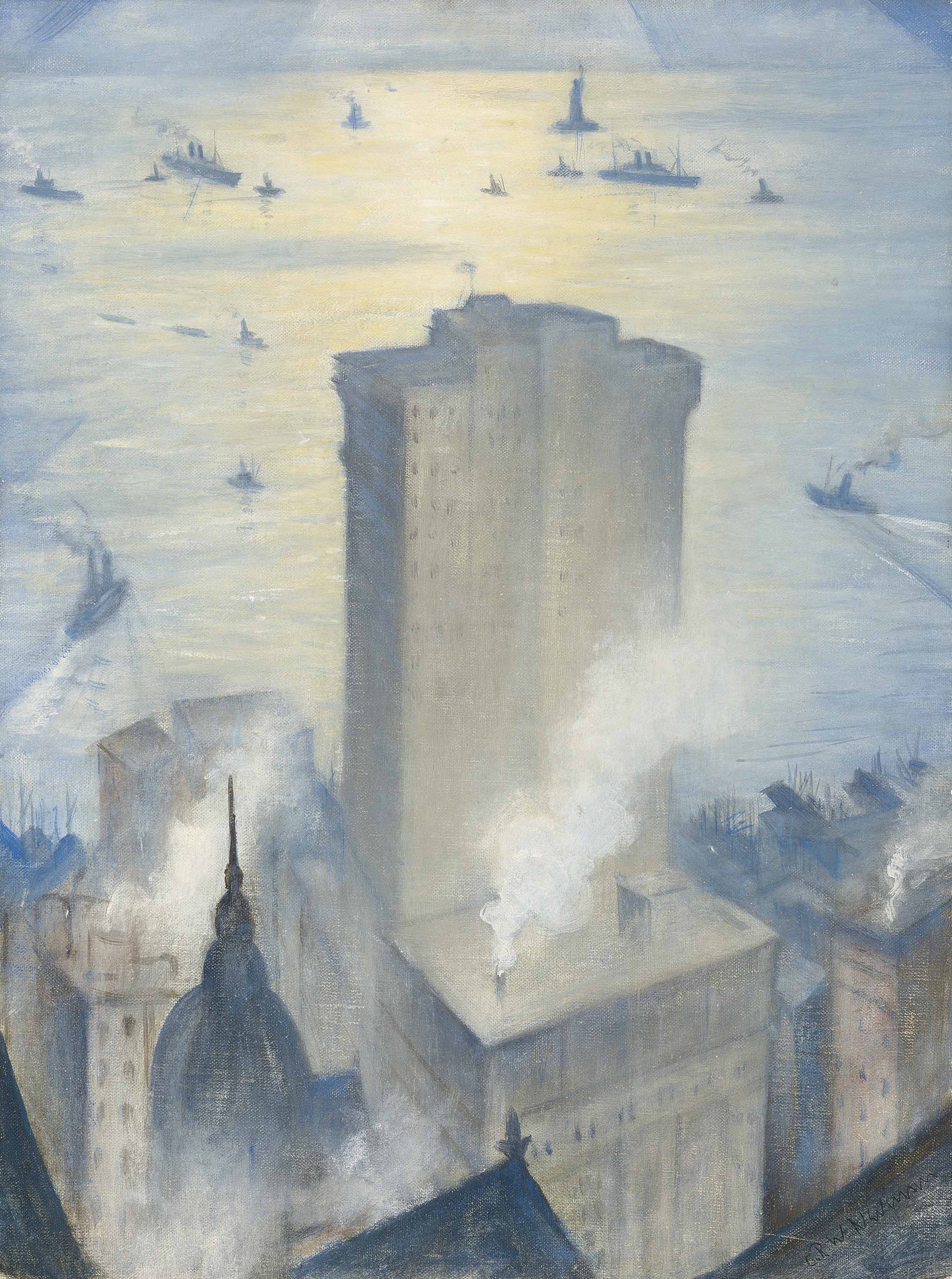 Christopher Nevinson — Статуя Свободы из Железнодорожного клуба